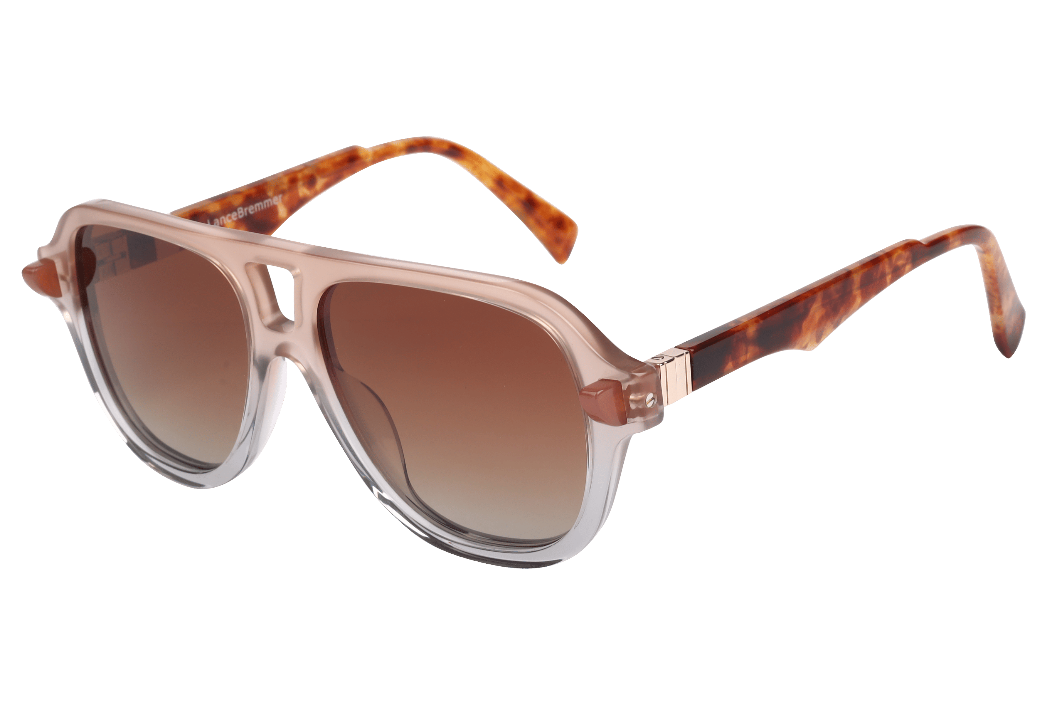 Lancebremmer ATM1279 Sunglass Beige Male Full Shell — Beige frame