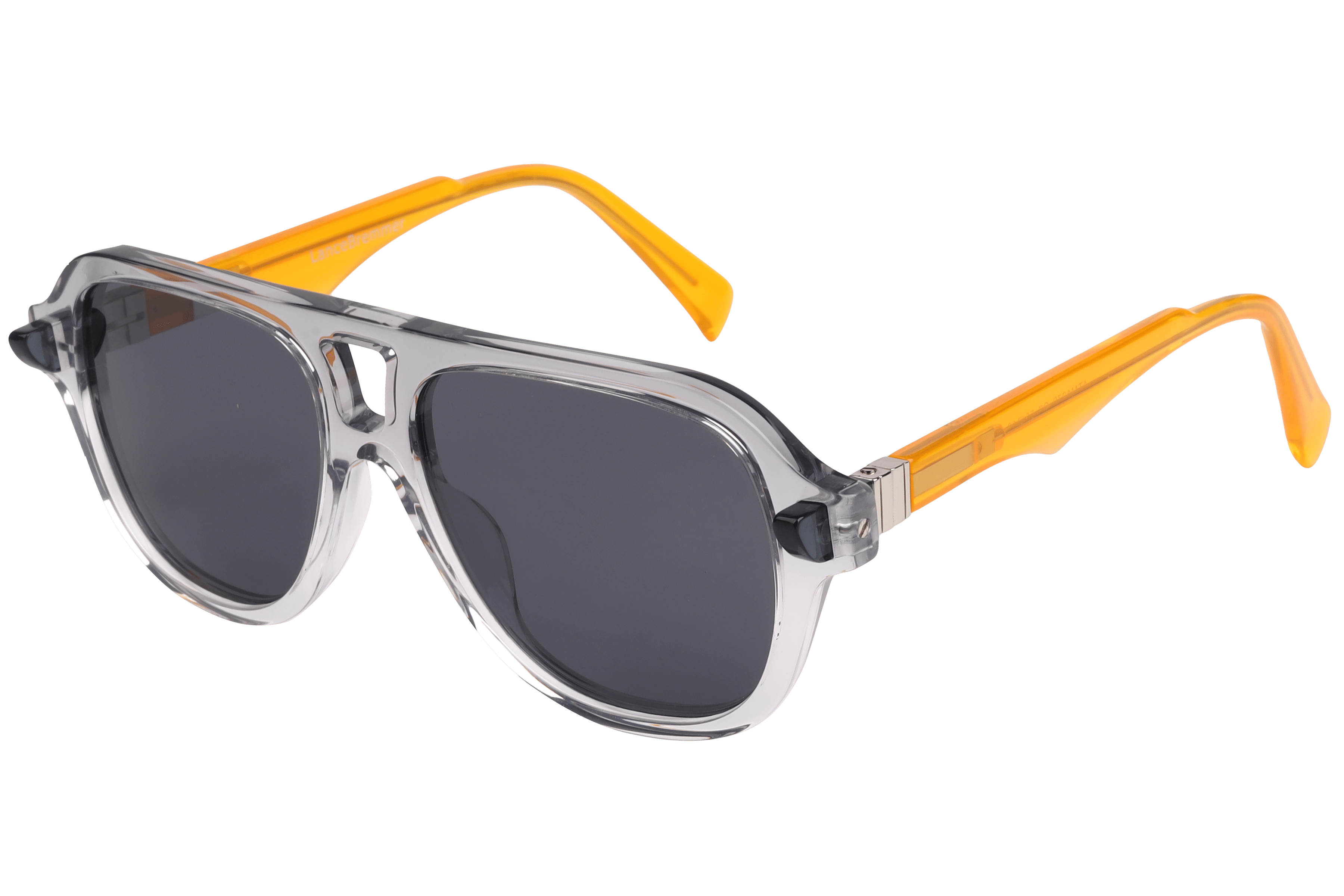 Lancebremmer ATM1279 Sunglass Transparent Grey Male Full She — Transparent Grey frame