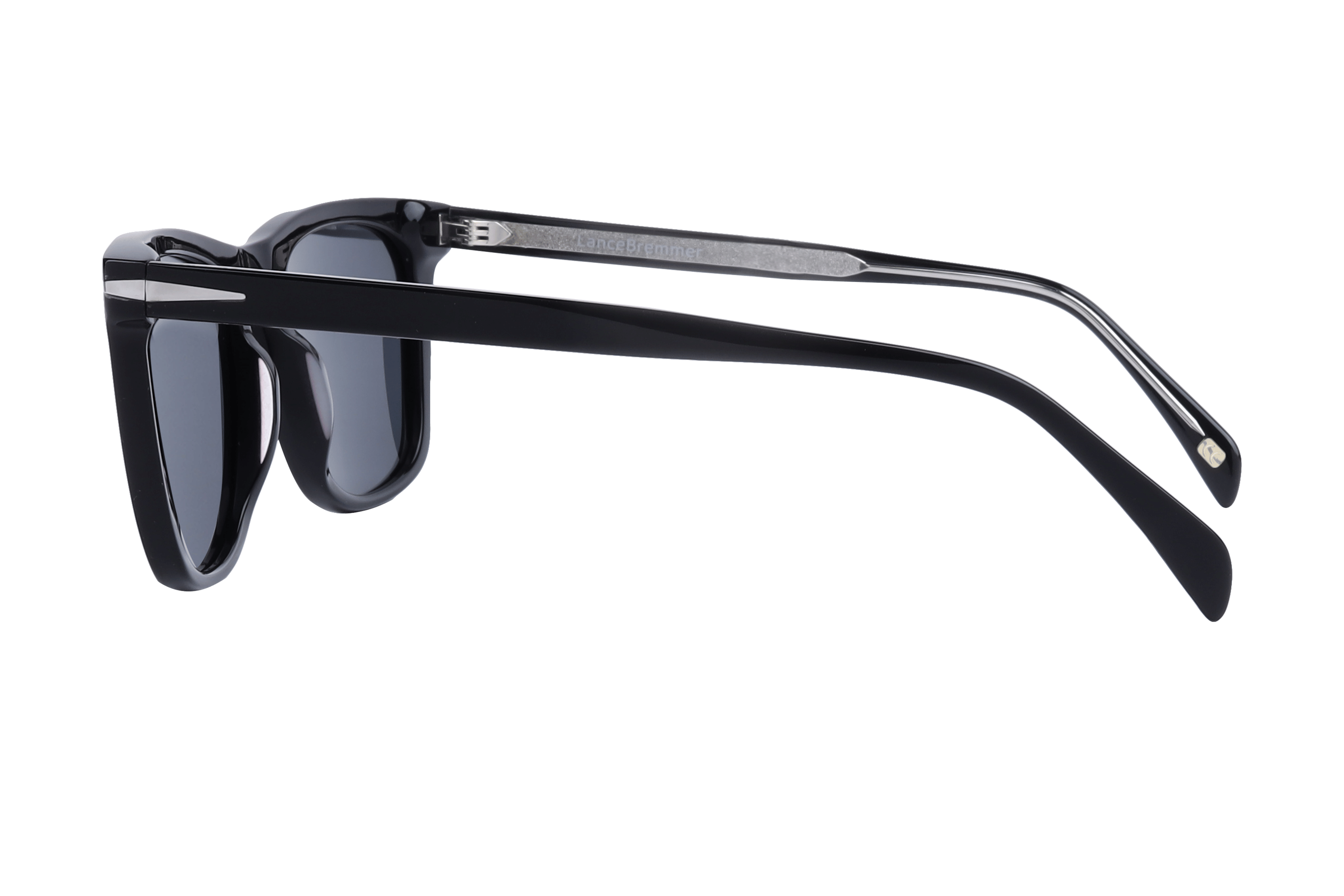 Lancebremmer AT8475 Sunglass Black Male Full Shell Sunglass — Black frame — view 3
