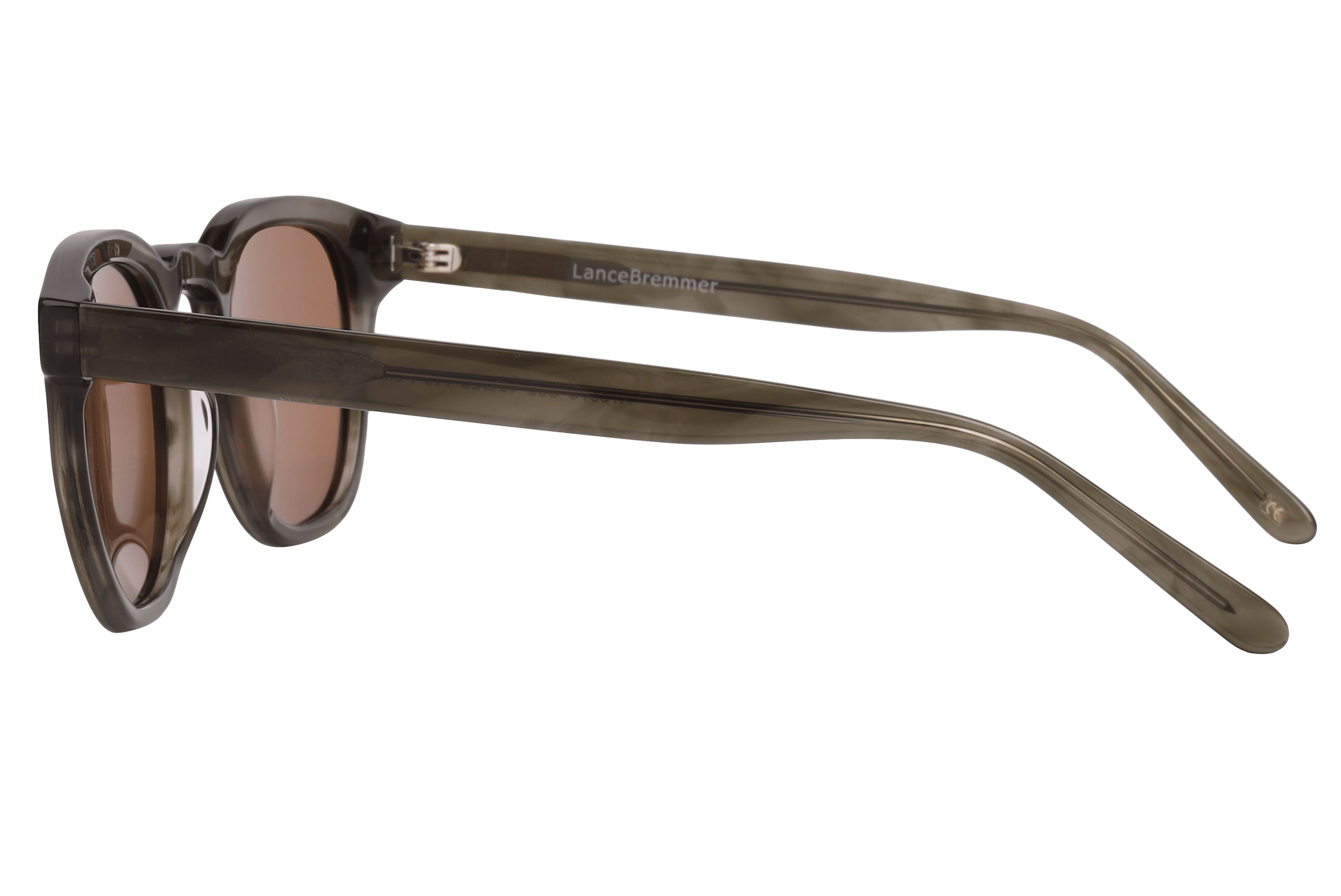 Lancebremmer AT8573 Sunglass Olive Unisex Full Shell Sunglass — Olive frame — view 3