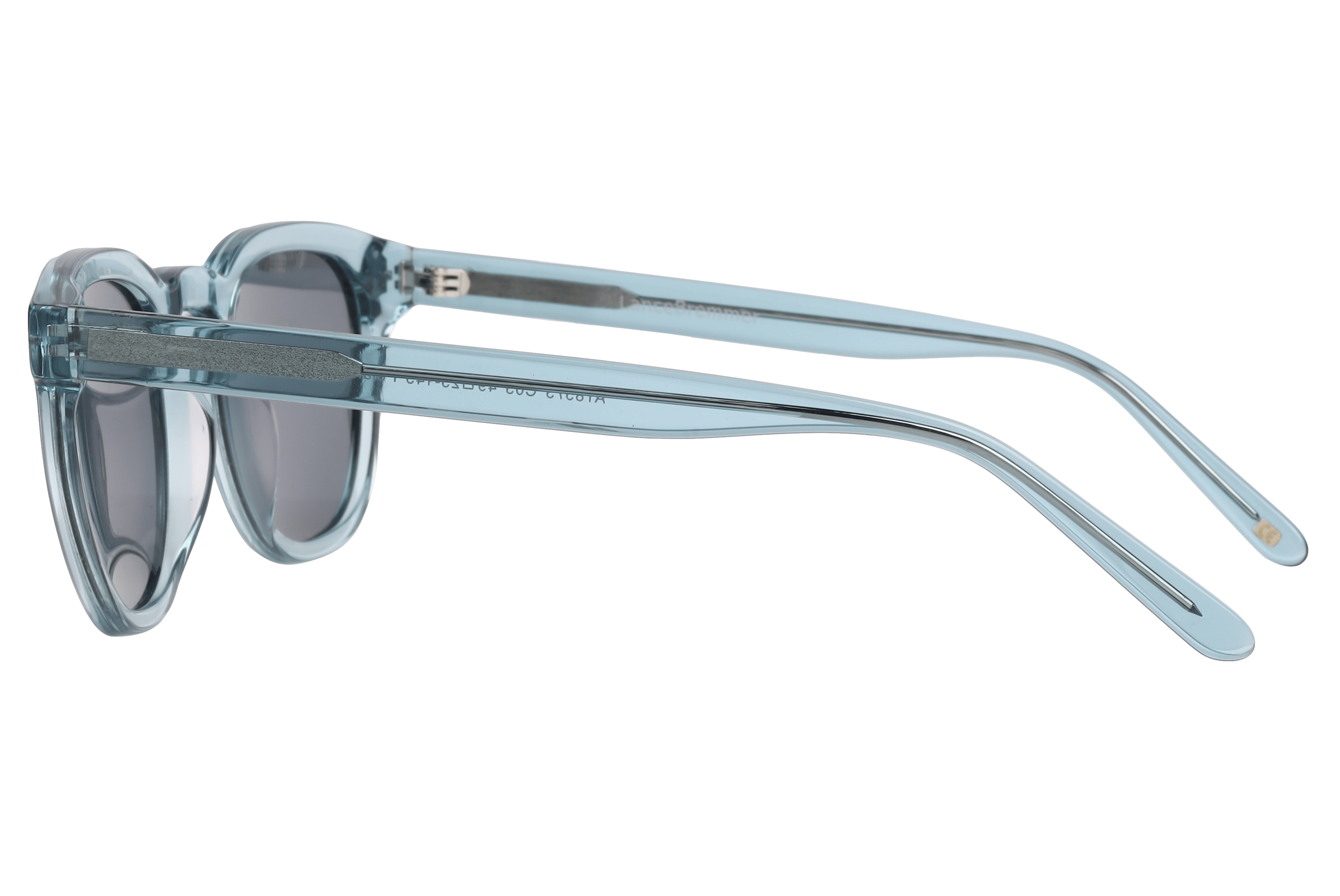 Lancebremmer AT8573 Sunglass Transparent Blue Unisex Full Sh Sunglass — Transparent Blue frame — view 3