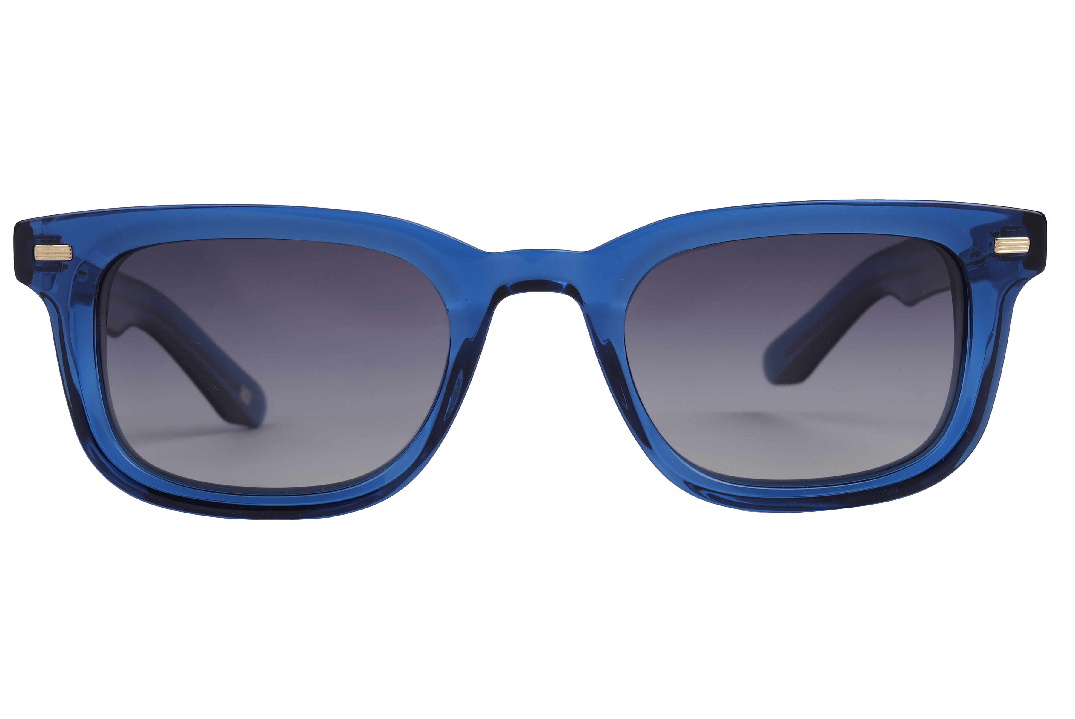Lancebremmer AT8553 Sunglass Transparent Blue Male Full Shel Sunglass — Transparent Blue frame — view 2