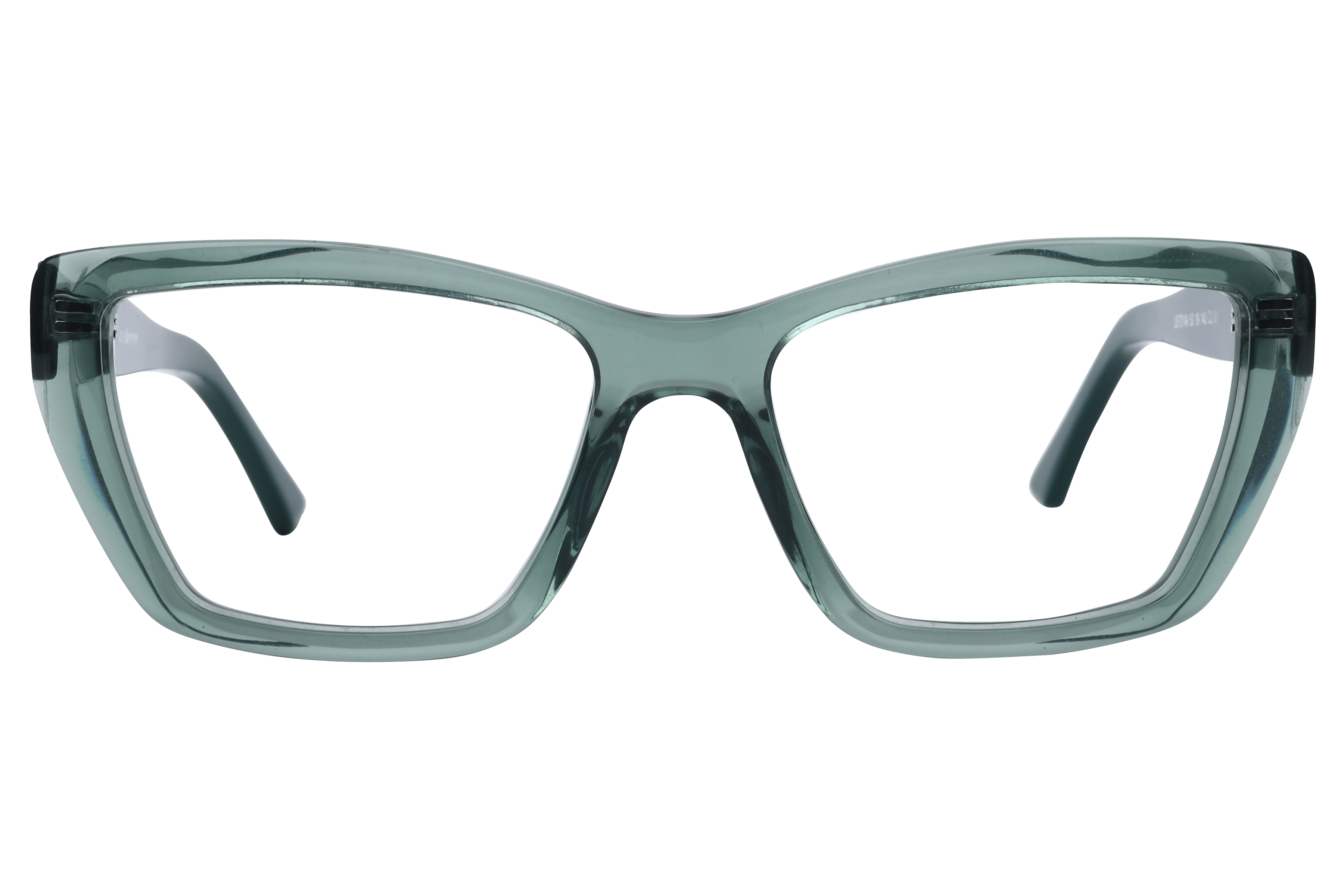 Lancebremmer F2149 Frame Transparent Green Female Full Shell Frame — Transparent Green frame — view 2