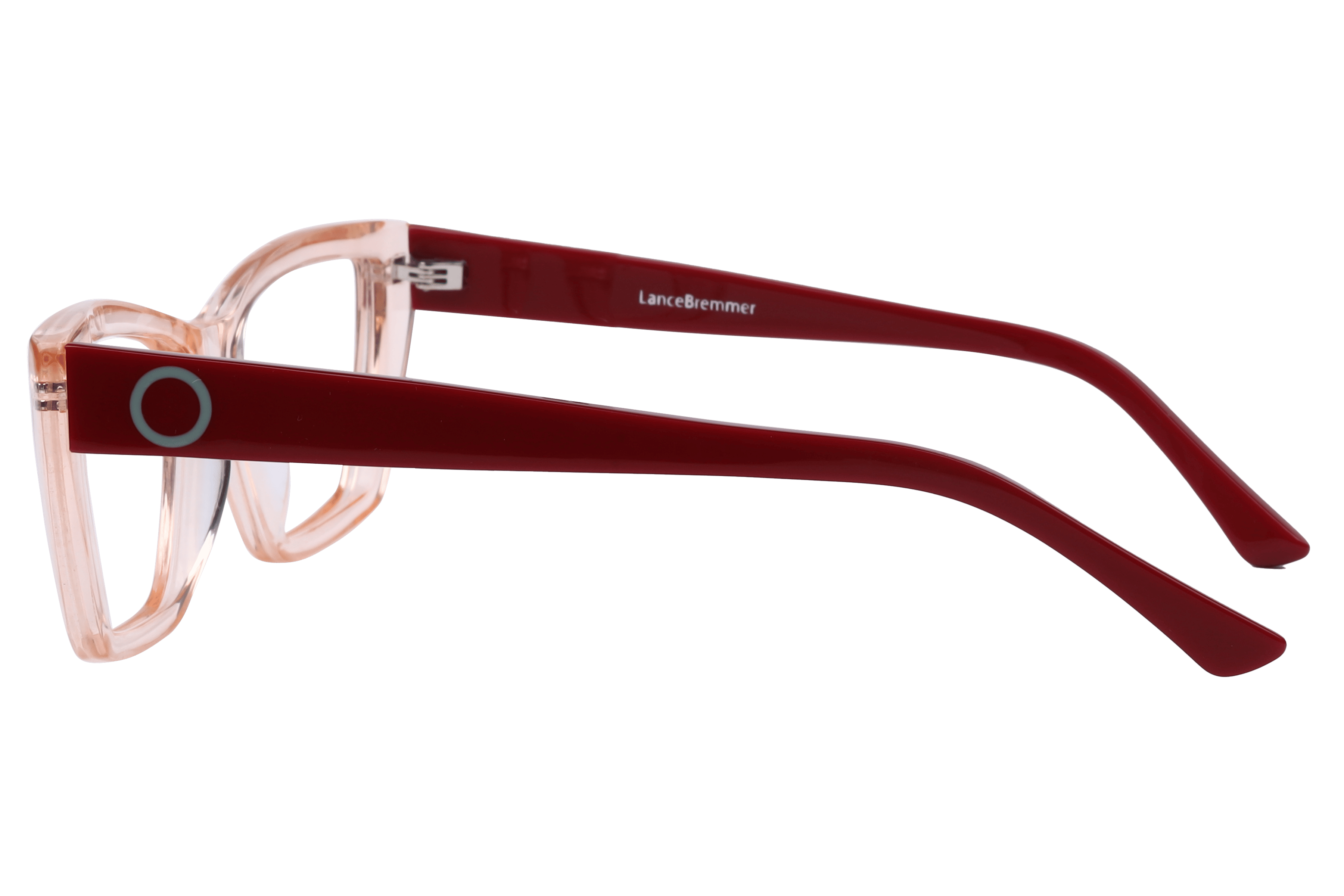 Lancebremmer F2149 Frame Pink Female Full Shell Frame — Pink frame — view 3