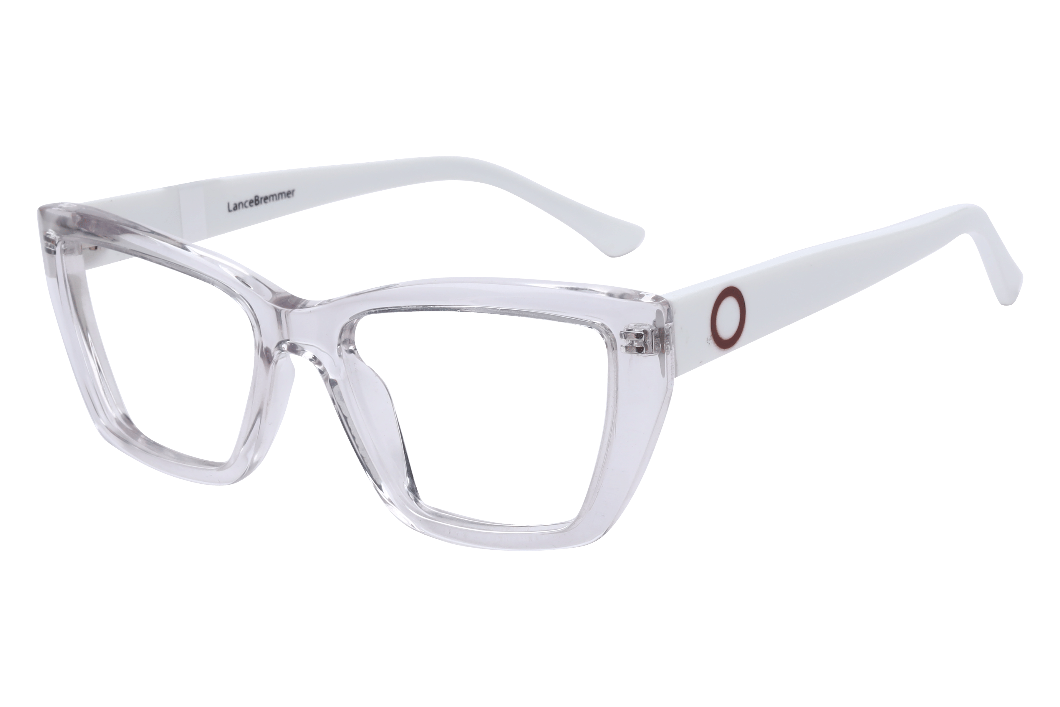 Lancebremmer F2149 Frame Transparent Female Full Shell — Transparent frame
