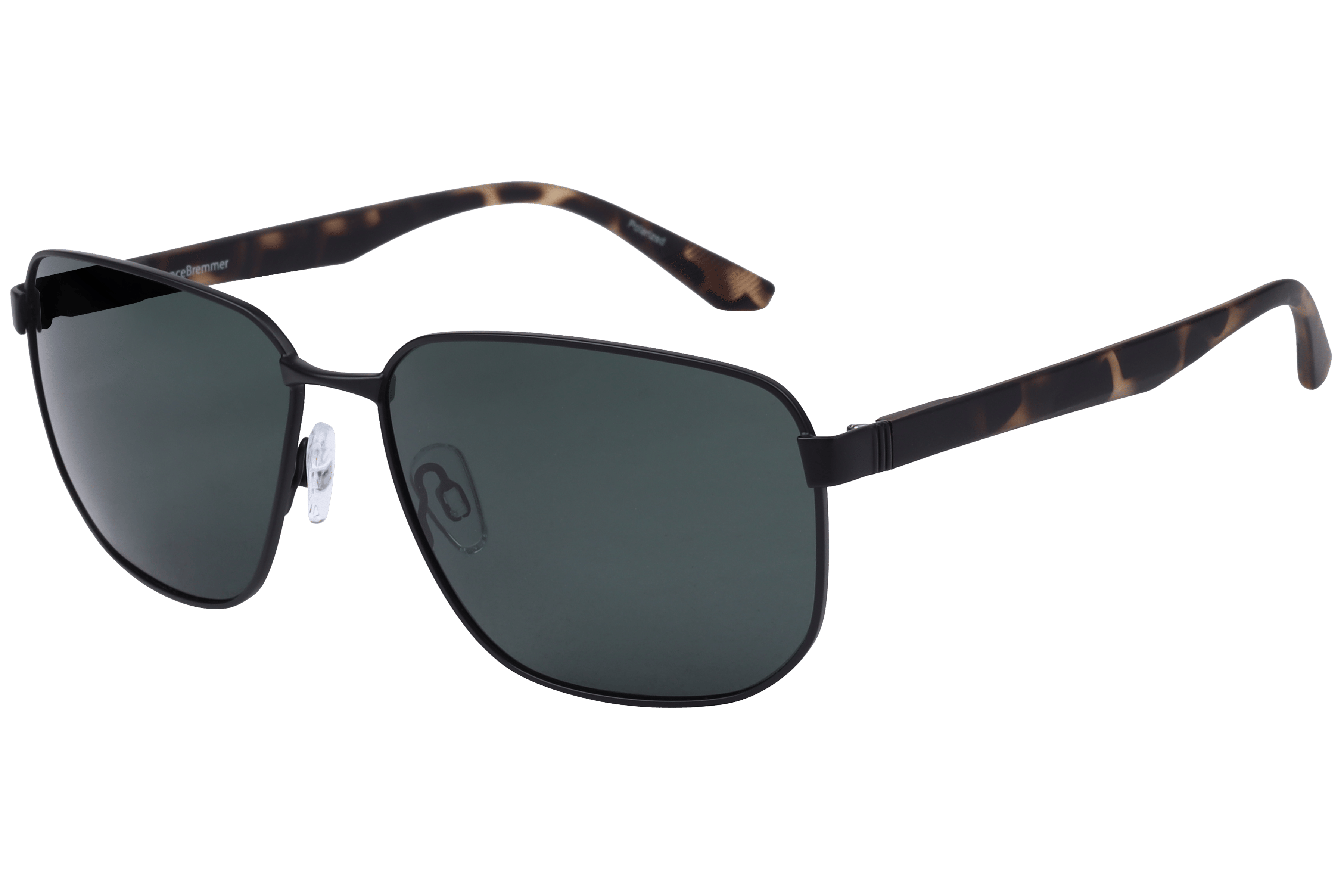 Lancebremmer S1006 Sunglass Matt Black Male Full Shell — Matt Black frame