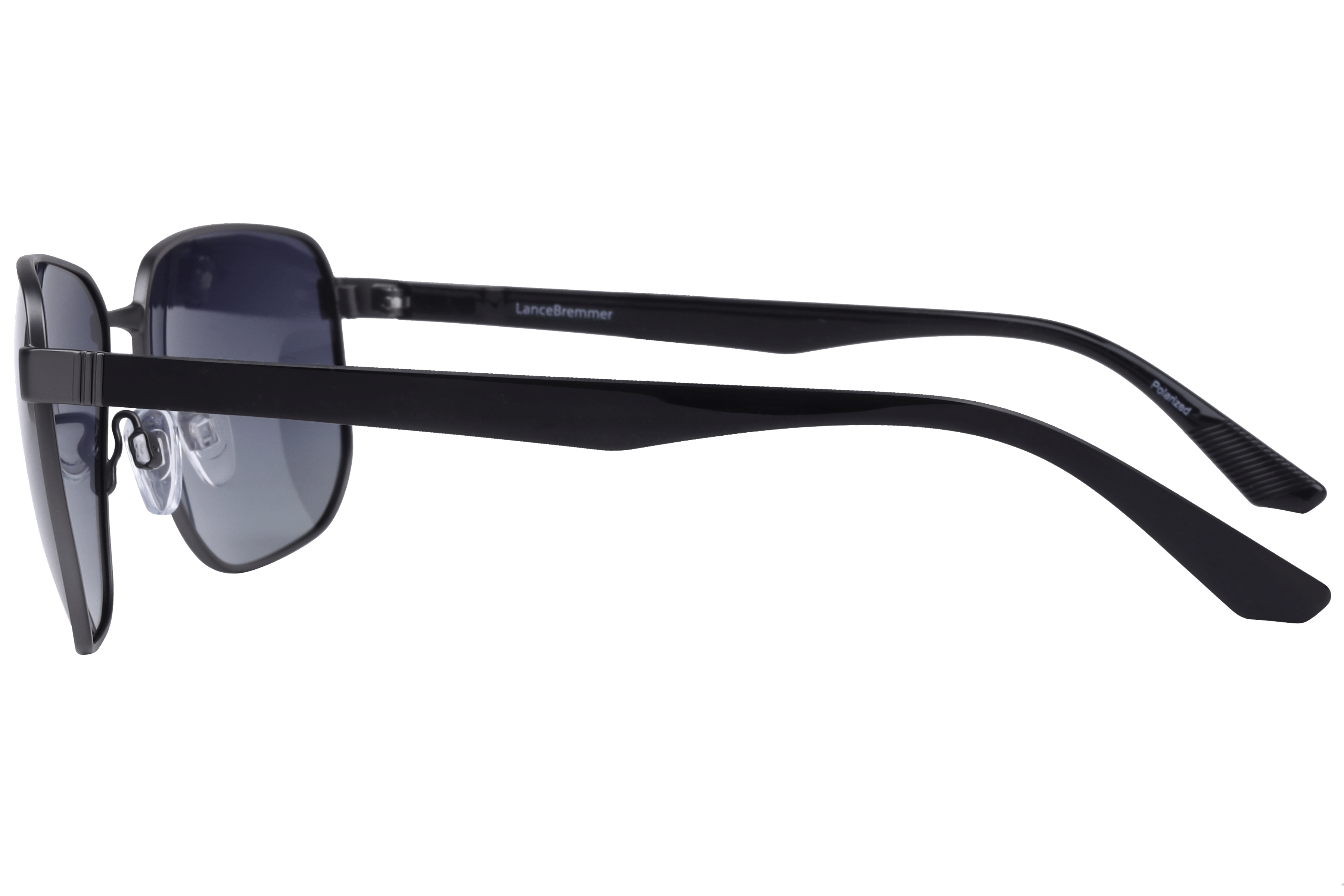 Lancebremmer S1006 Sunglass Matt Grey Male Full Shell Sunglass — Matt Grey frame — view 3