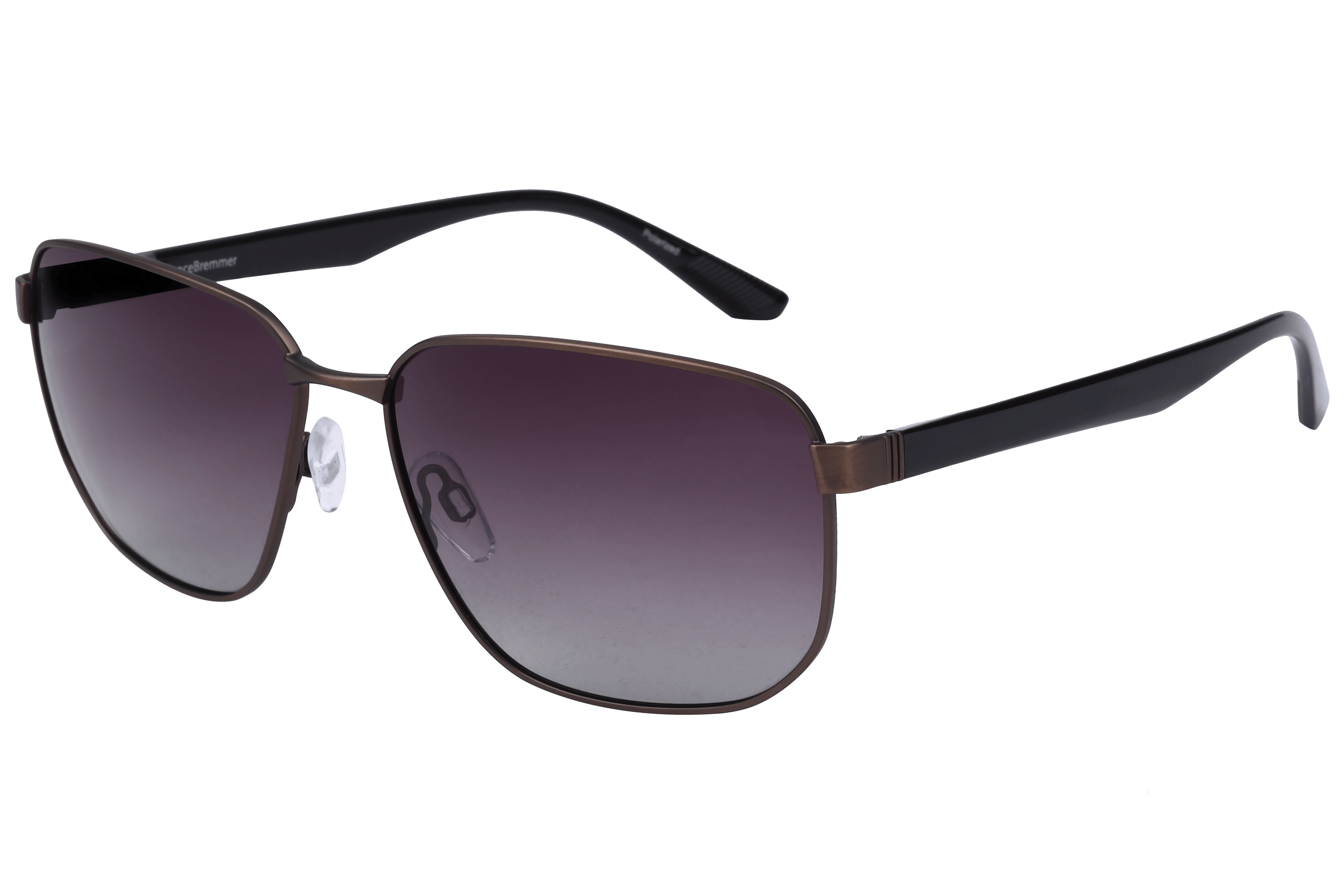 Lancebremmer S1006 Sunglass Matt Brown Male Full Shell — Matt Brown frame