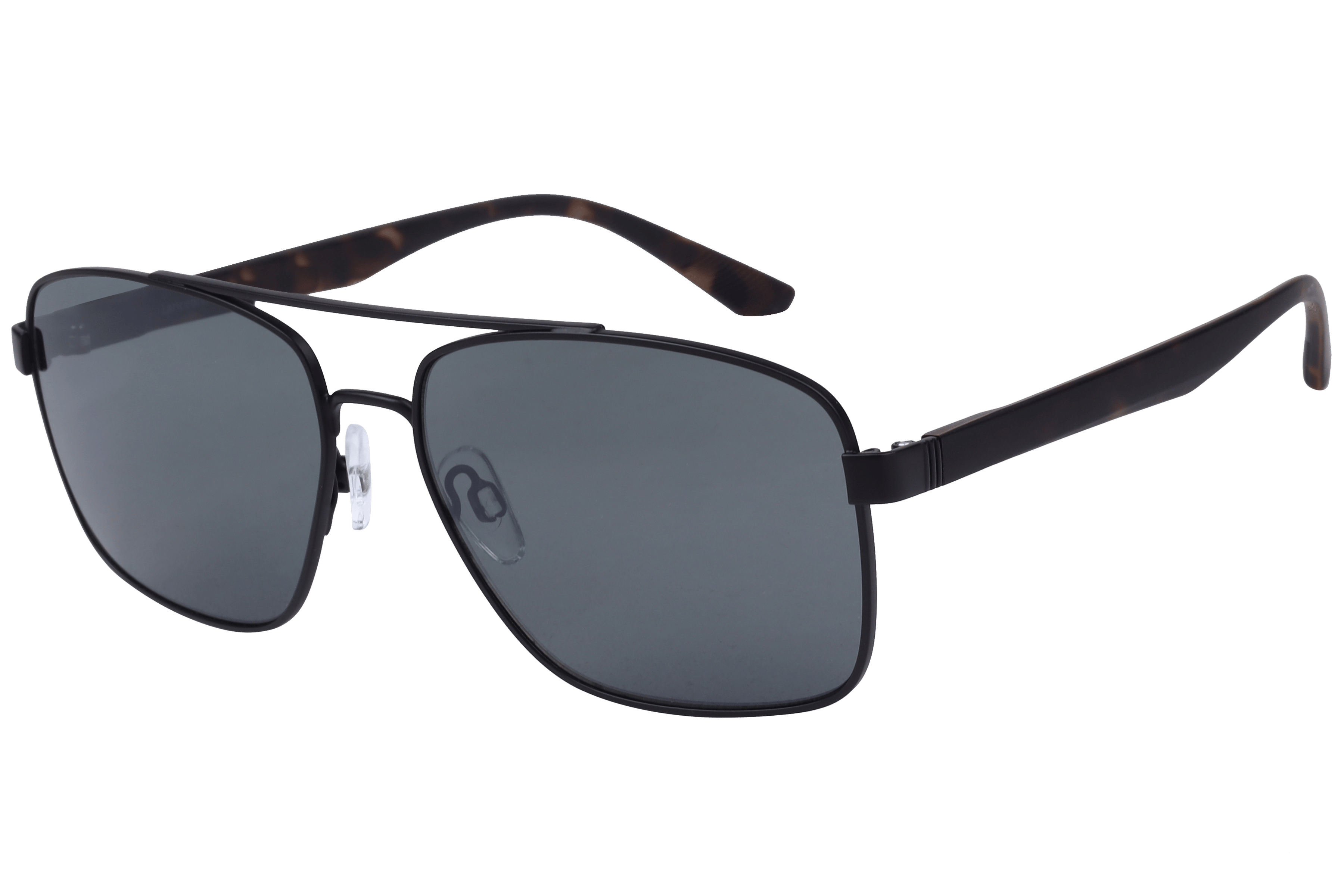 Lancebremmer S1011 Sunglass Matt Black Male Full Shell — Havana frame