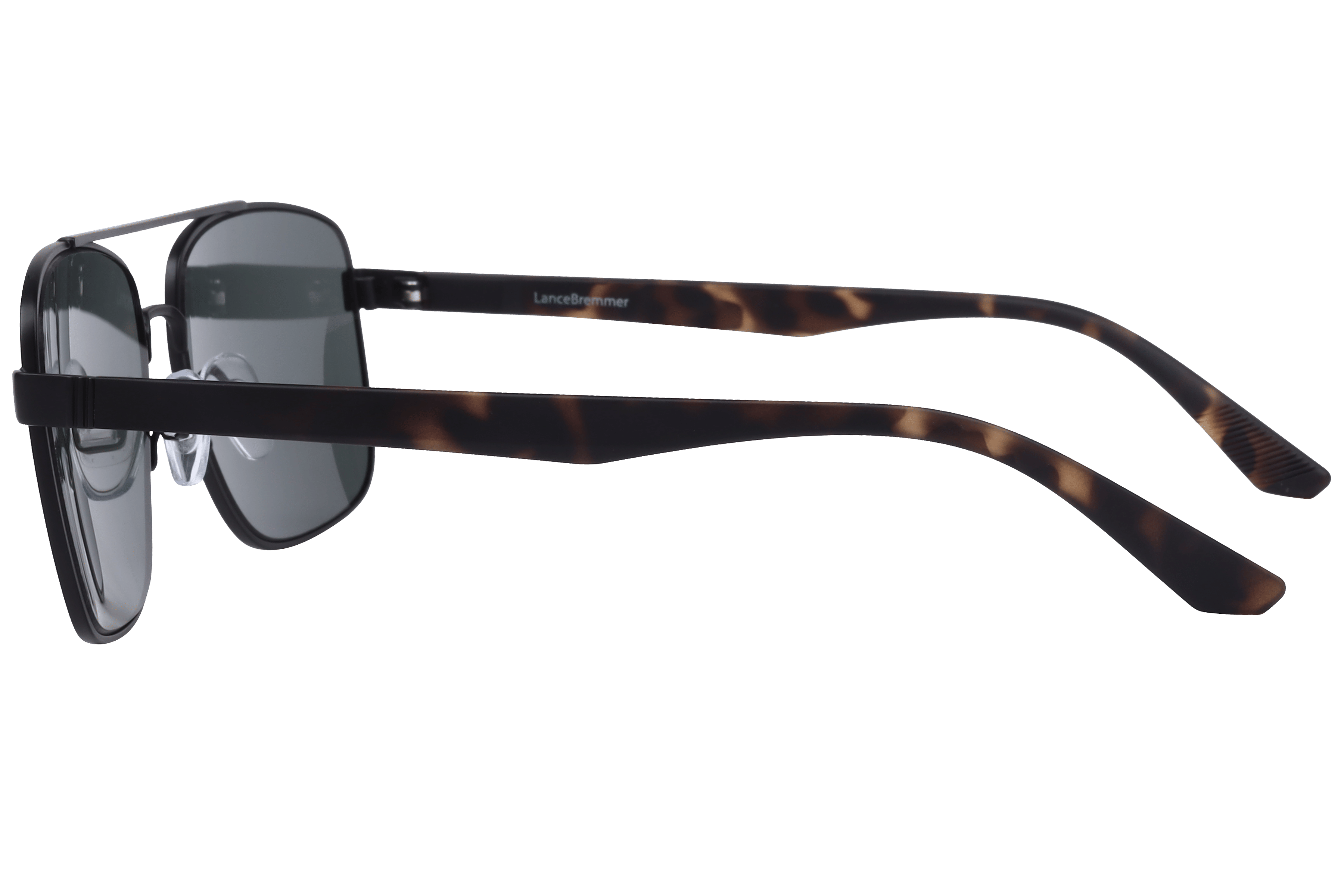 Lancebremmer S1011 Sunglass Matt Black Male Full Shell Sunglass — Matt Black frame — view 3