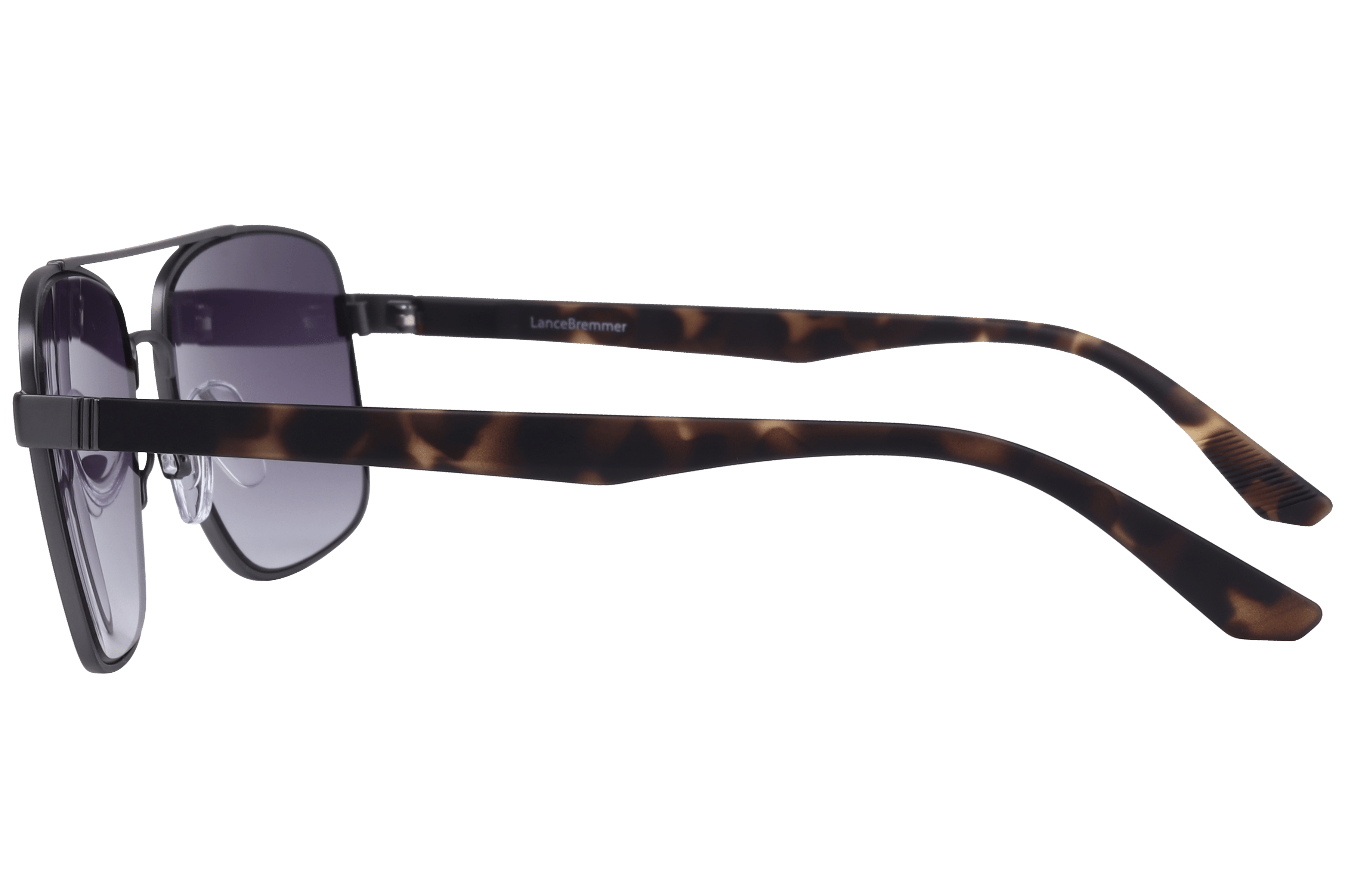 Lancebremmer S1011 Sunglass Matt Grey Male Full Shell Sunglass — Matt Grey frame — view 3