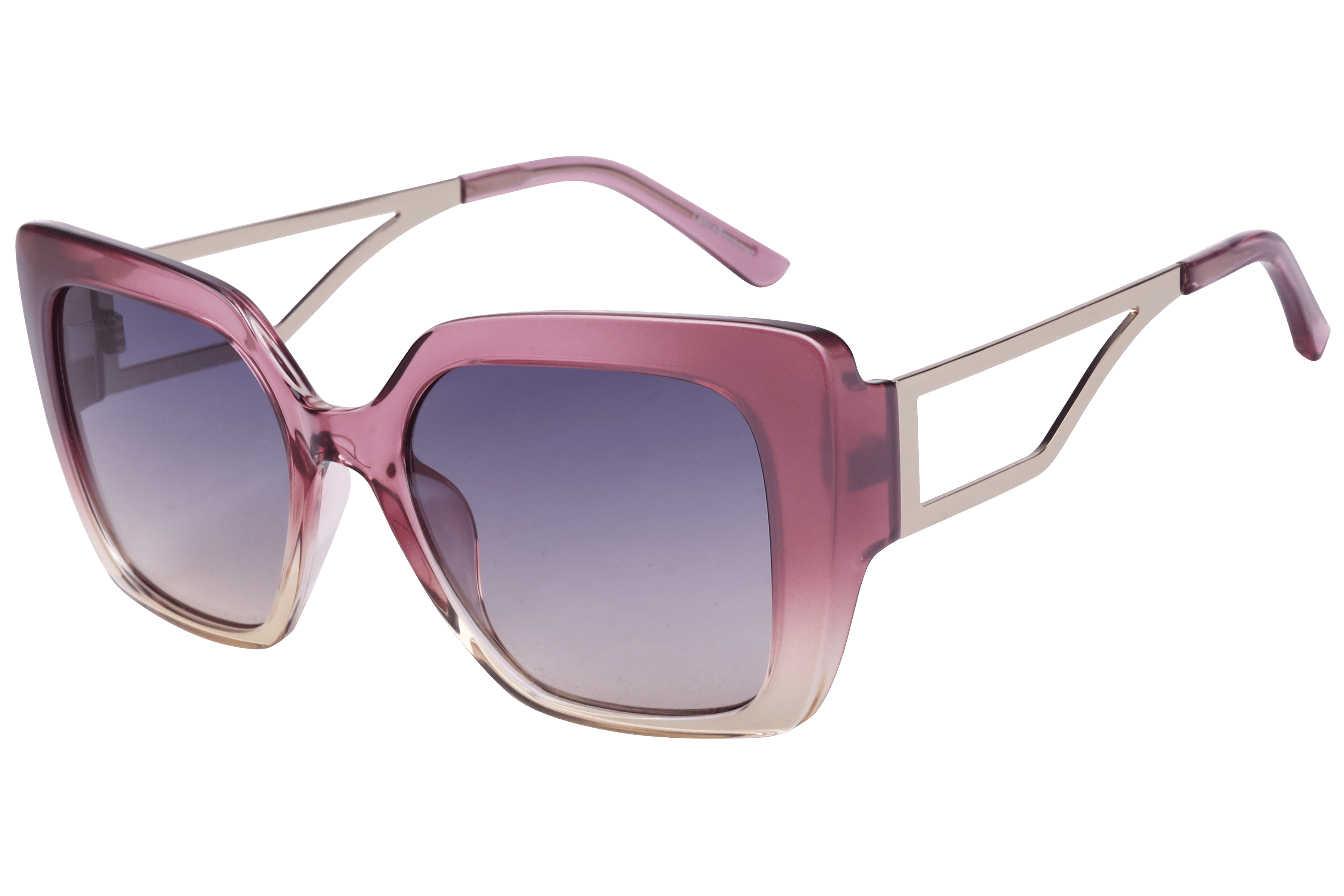 Lancebremmer S1018 Sunglass Pink Female Full Metal — Pink frame
