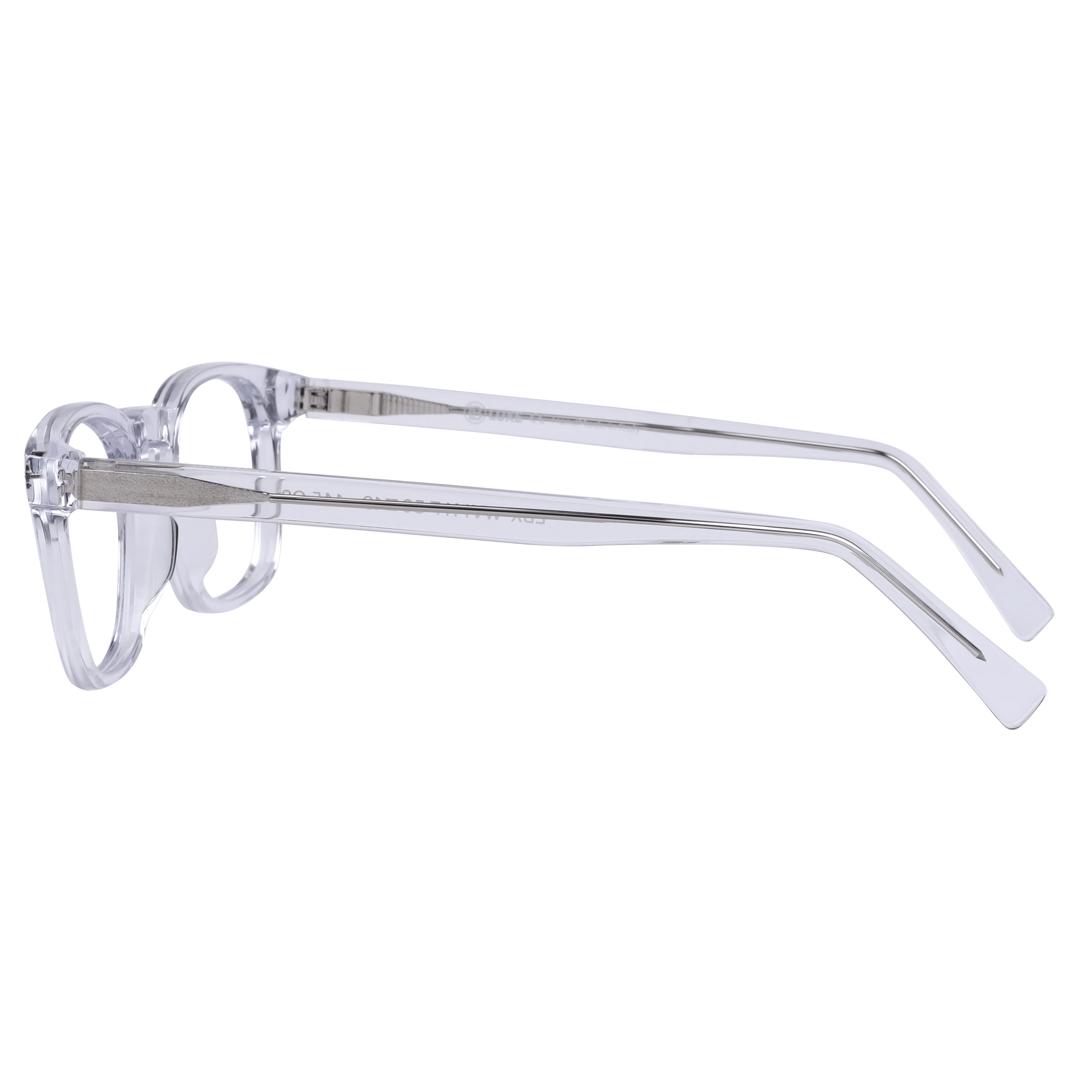 Lb Luxe WV141 Frame Transparent Unisex Full Shell Frame — Transparent frame — view 3