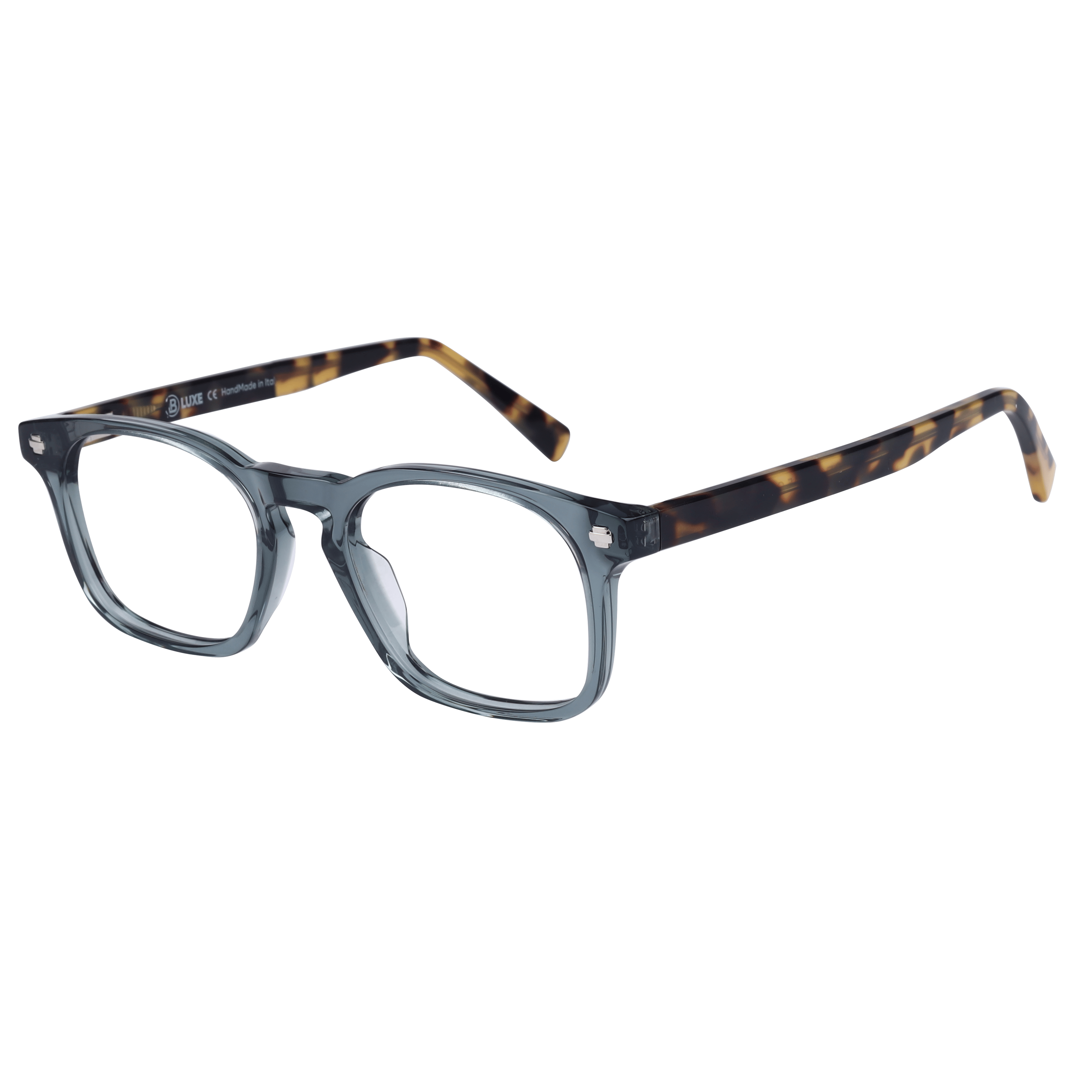 Lb Luxe WV141 Frame Transparent Blue Unisex Full Shell — Transparent Blue frame