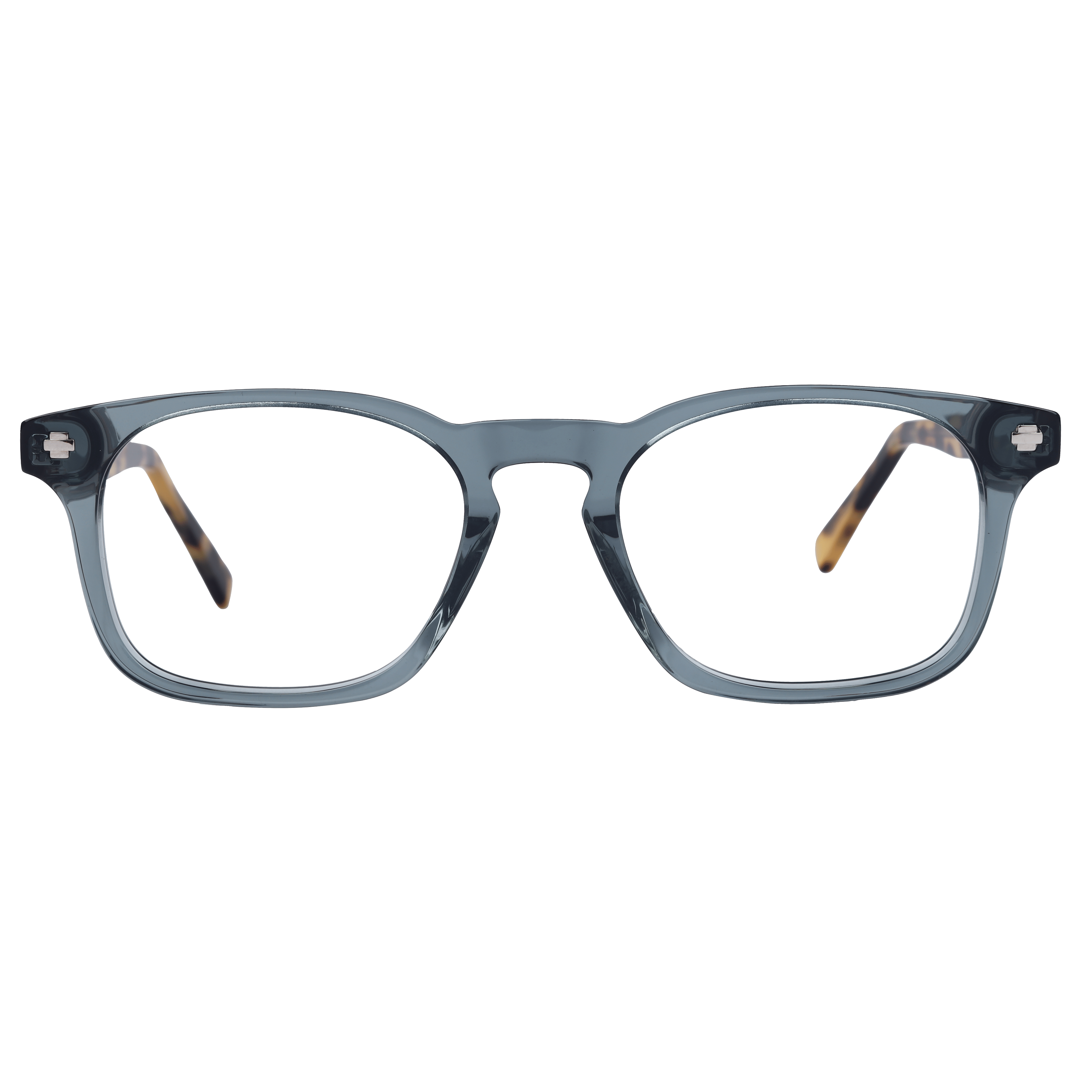 Lb Luxe WV141 Frame Transparent Blue Unisex Full Shell Frame — Transparent Blue frame — view 2