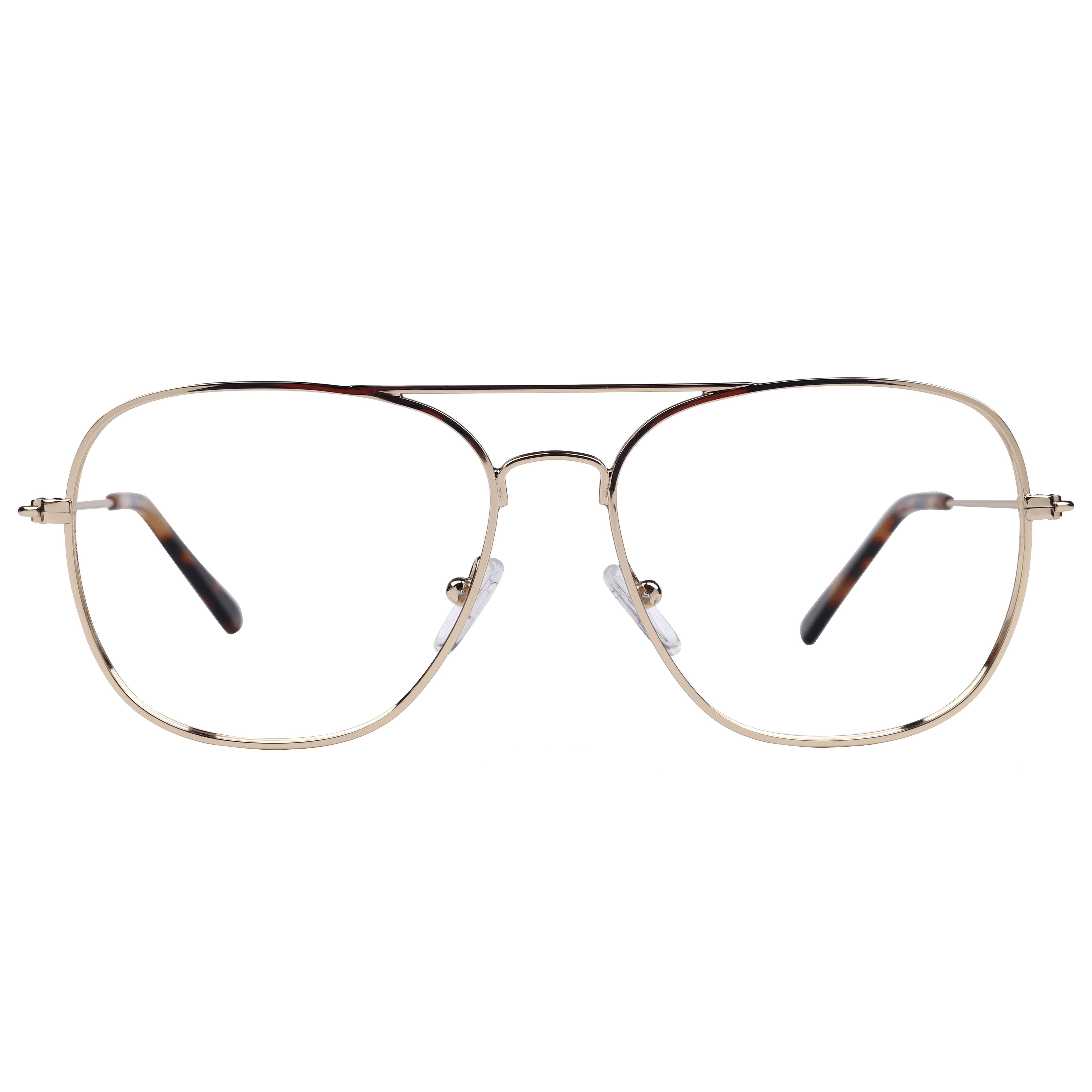Lb Luxe WV098 Frame Gold Male Full Metal Frame — Gold frame — view 2