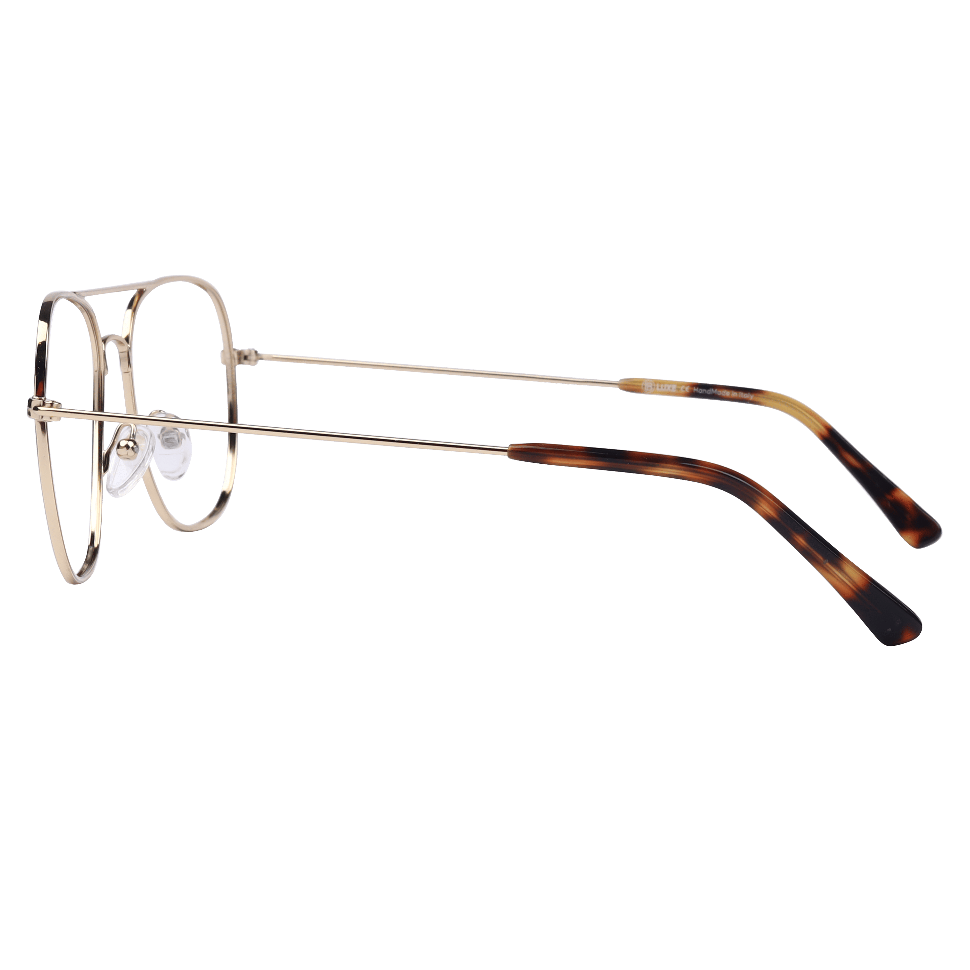 Lb Luxe WV098 Frame Gold Male Full Metal Frame — Gold frame — view 3