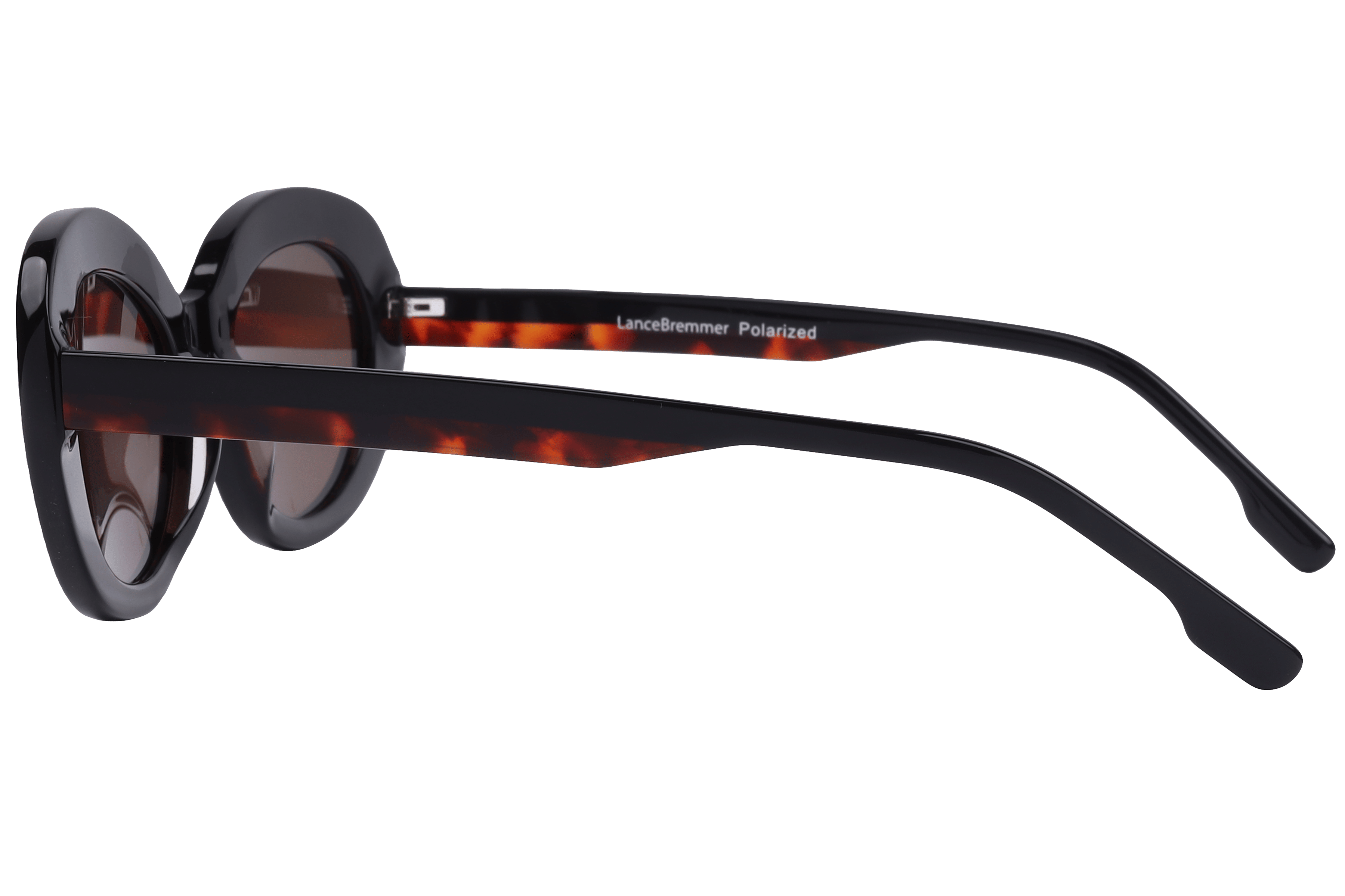 Lancebremmer VS8007 Sunglass Havana Female Full Shell Sunglass — Havana frame — view 3