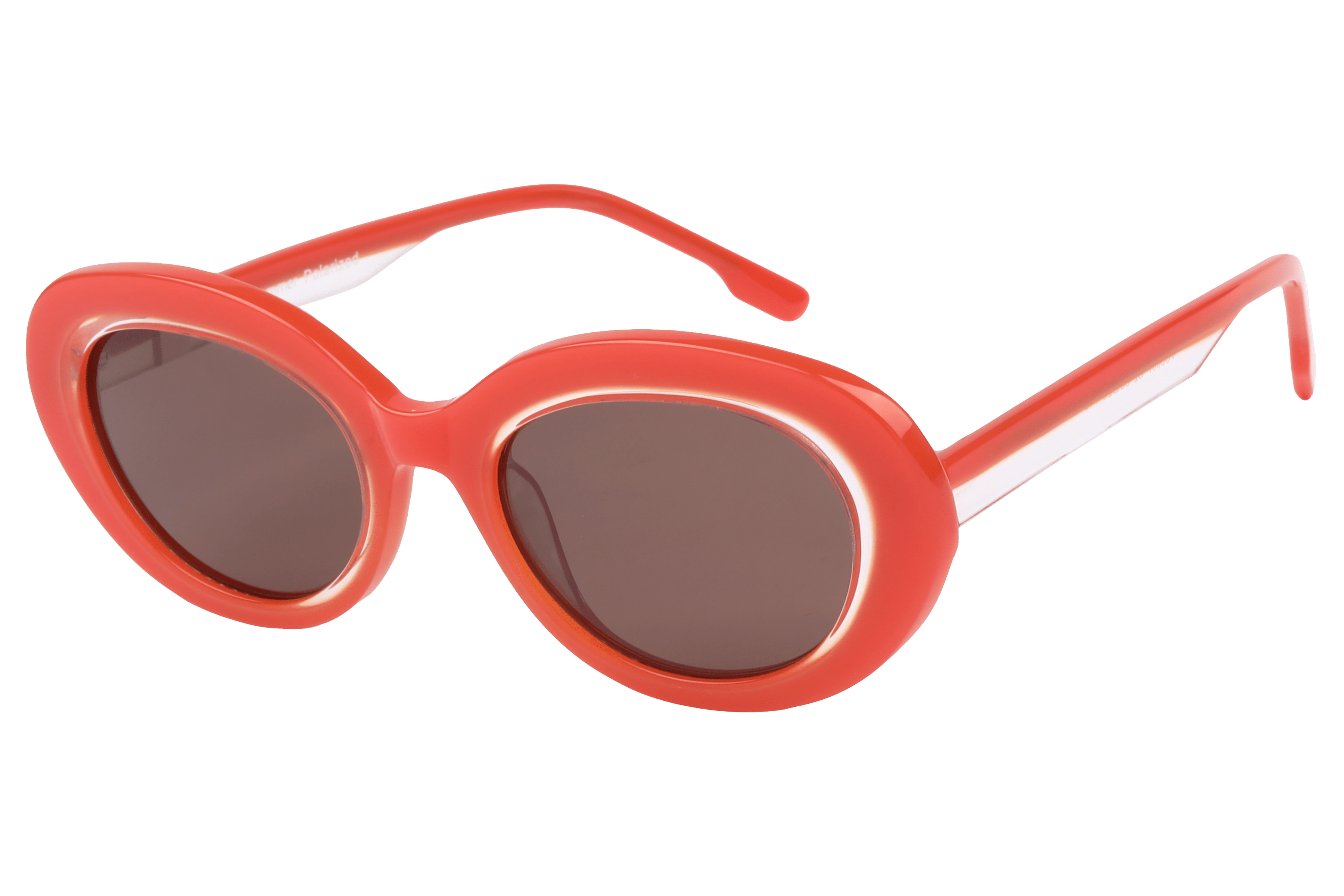 Lancebremmer VS8007 Sunglass Orange Female Full Shell — Orange frame