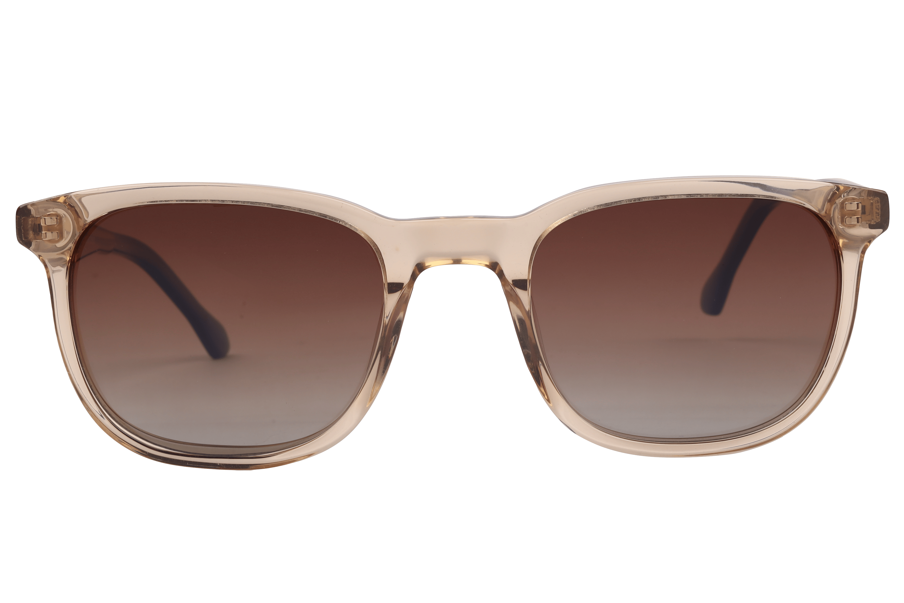 Lancebremmer VS6512 Sunglass Transparent Brown Male Full She Sunglass — Transparent Brown frame — view 2