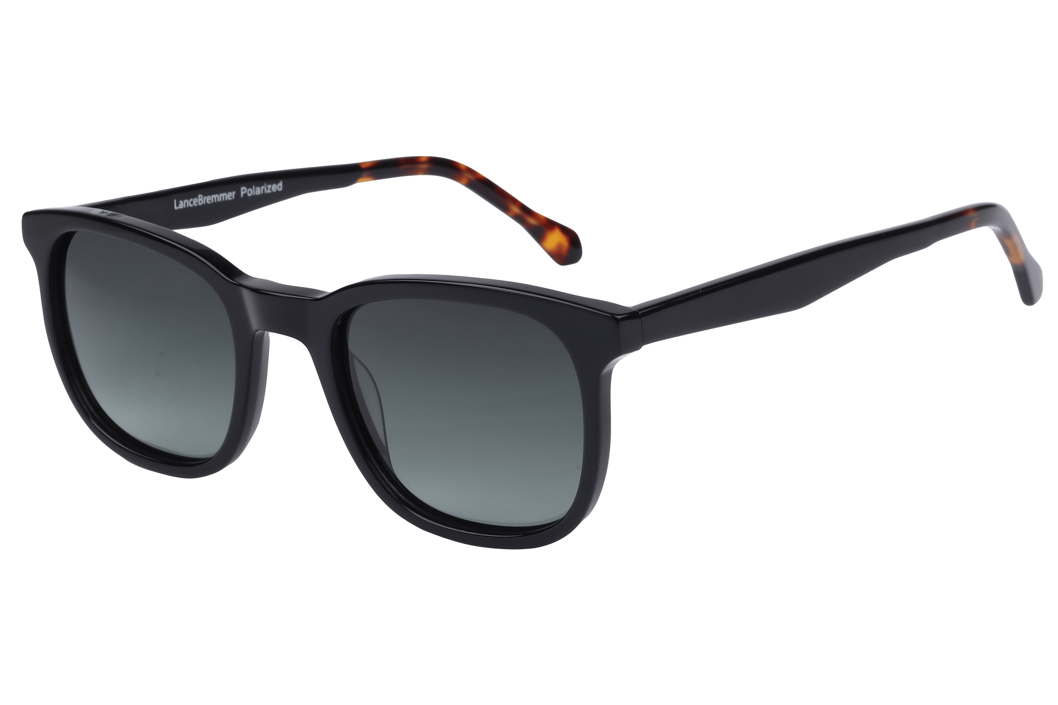 Lancebremmer VS6512 Sunglass Black Male Full Shell — Black frame