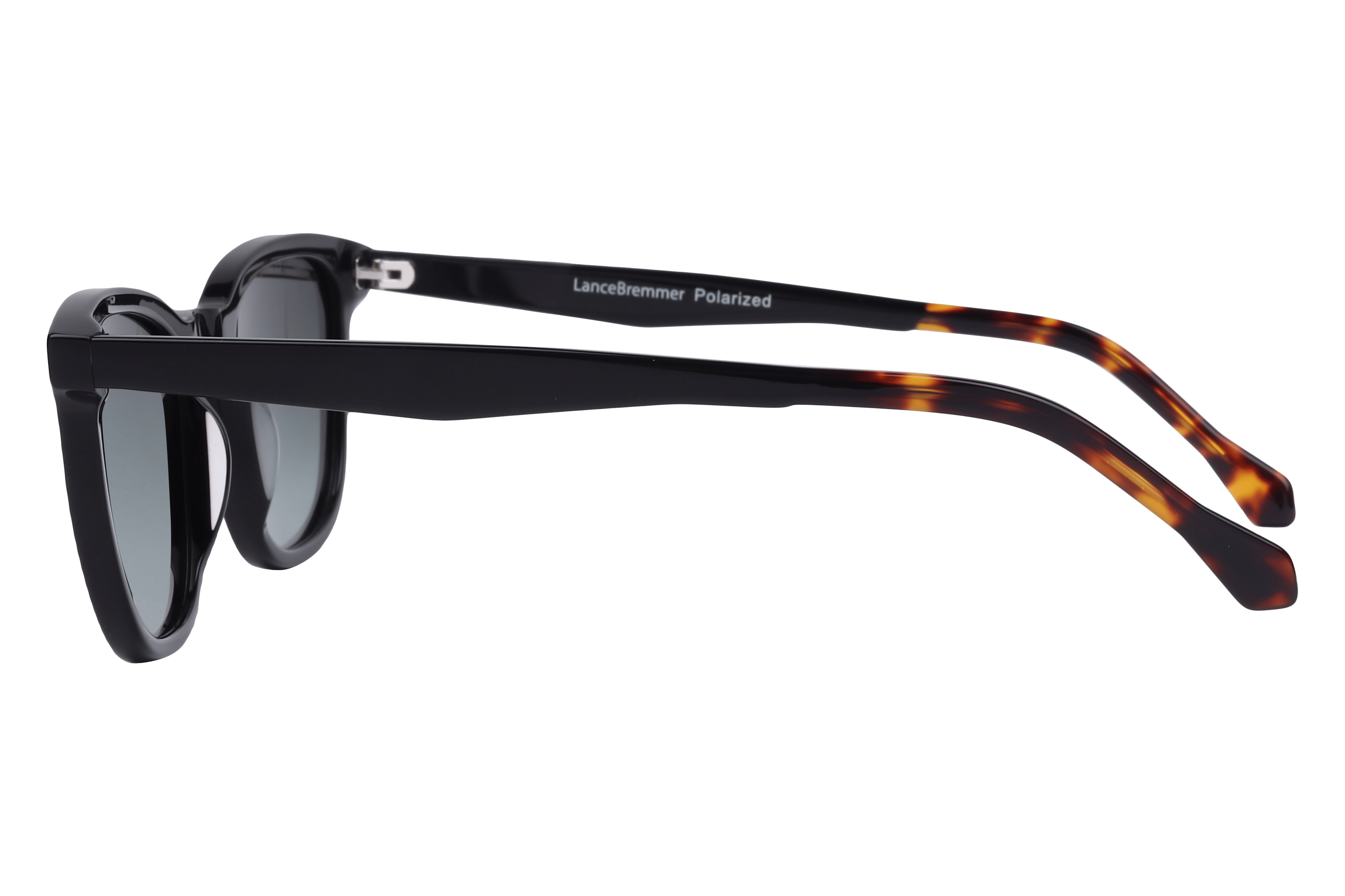 Lancebremmer VS6512 Sunglass Black Male Full Shell Sunglass — Black frame — view 3