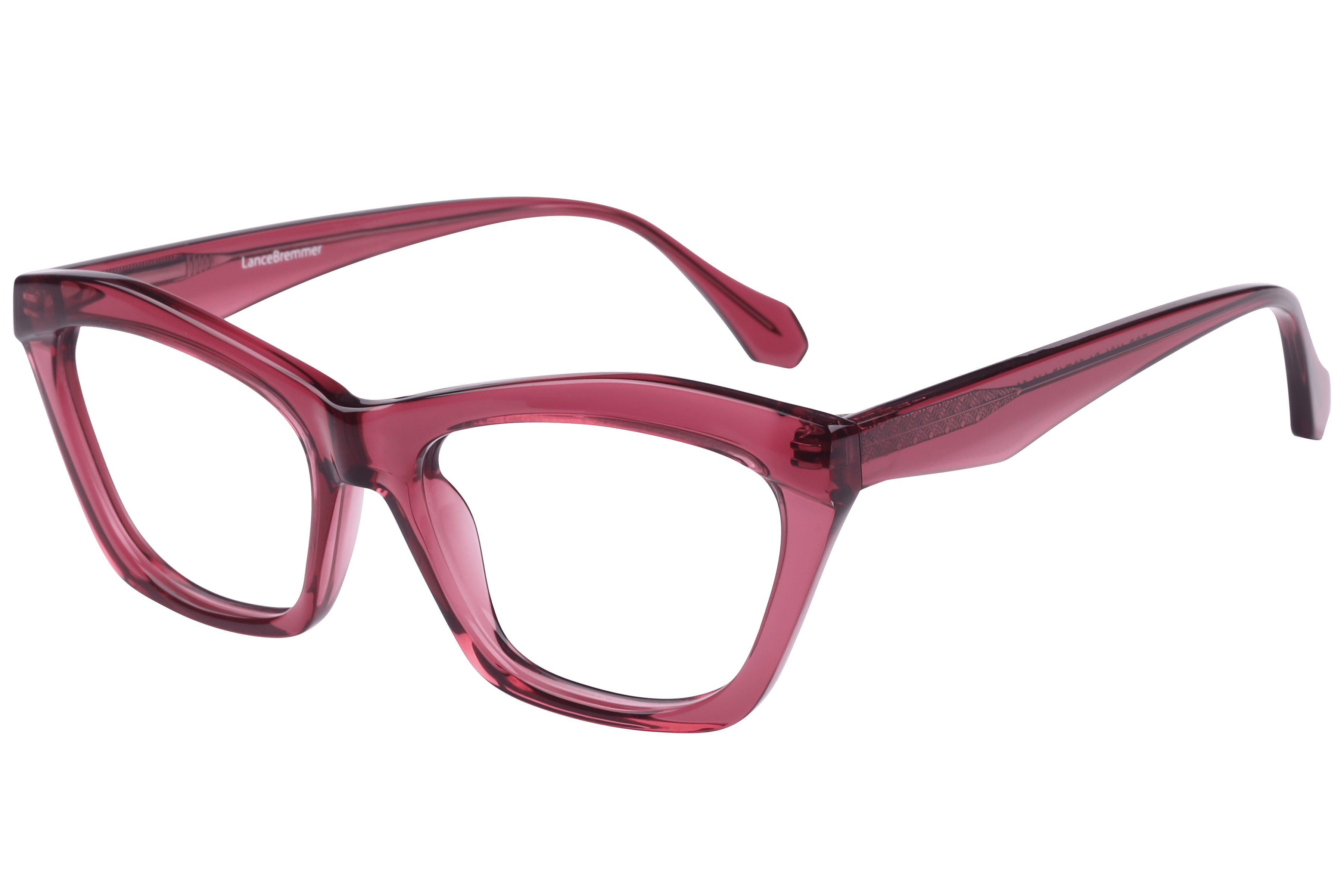 Lancebremmer ECO-1101 Frame Transparent Pink Female Full She — Transparent Pink frame