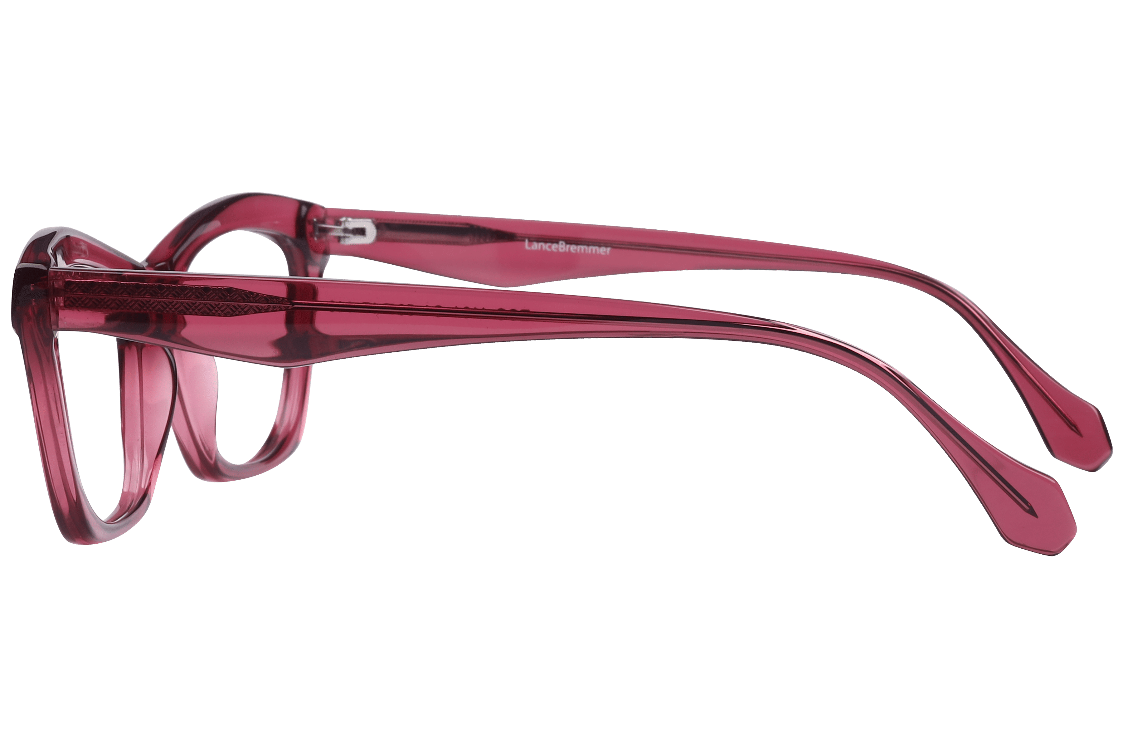 Lancebremmer ECO-1101 Frame Transparent Pink Female Full She Frame — Transparent Pink frame — view 3