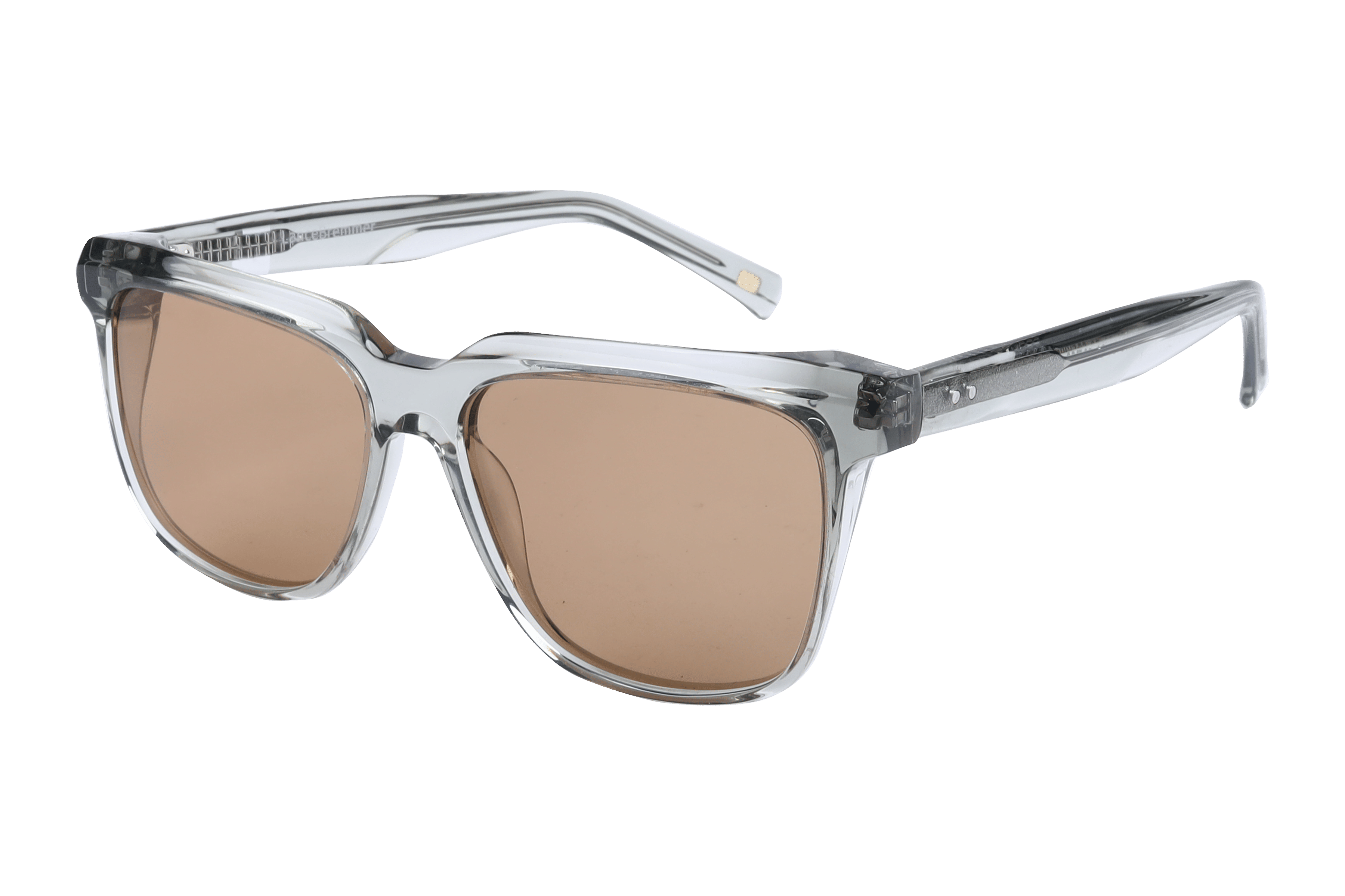 Lancebremmer AT8481 Sunglass Transparent Grey Unisex Full Sh — Transparent Grey frame