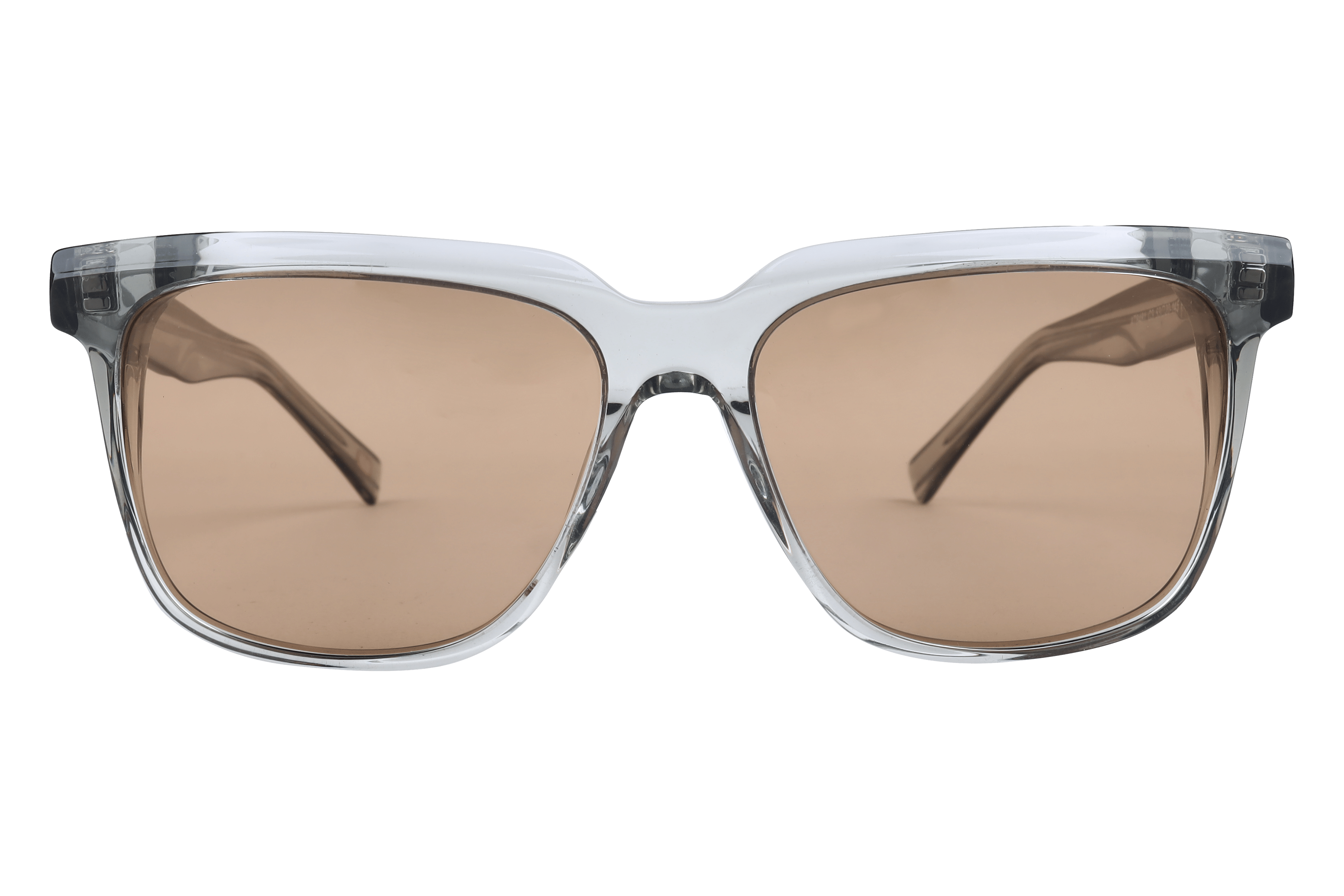 Lancebremmer AT8481 Sunglass Transparent Grey Unisex Full Sh Sunglass — Transparent Grey frame — view 2