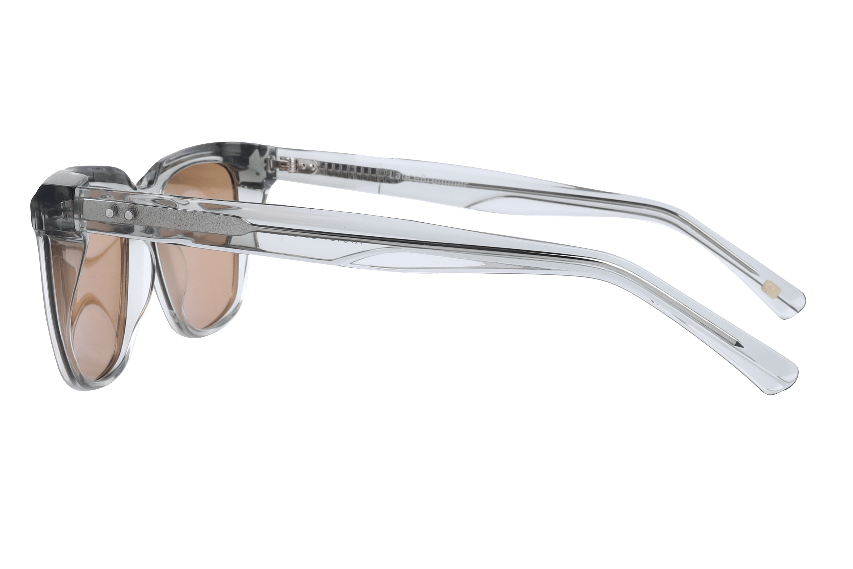Lancebremmer AT8481 Sunglass Transparent Grey Unisex Full Sh Sunglass — Transparent Grey frame — view 3