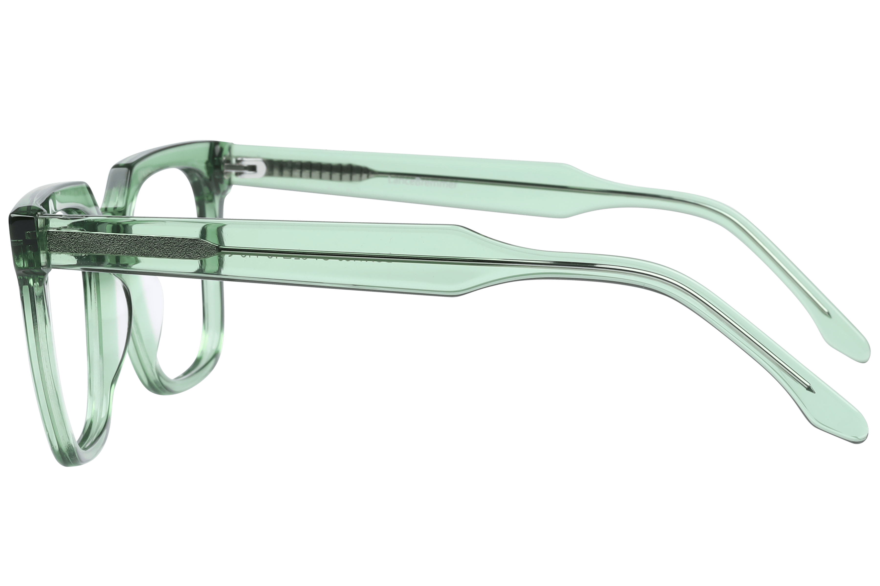 Lancebremmer BOA1189 Frame Transparent Green Male Full Shell Frame — Transparent Green frame — view 3