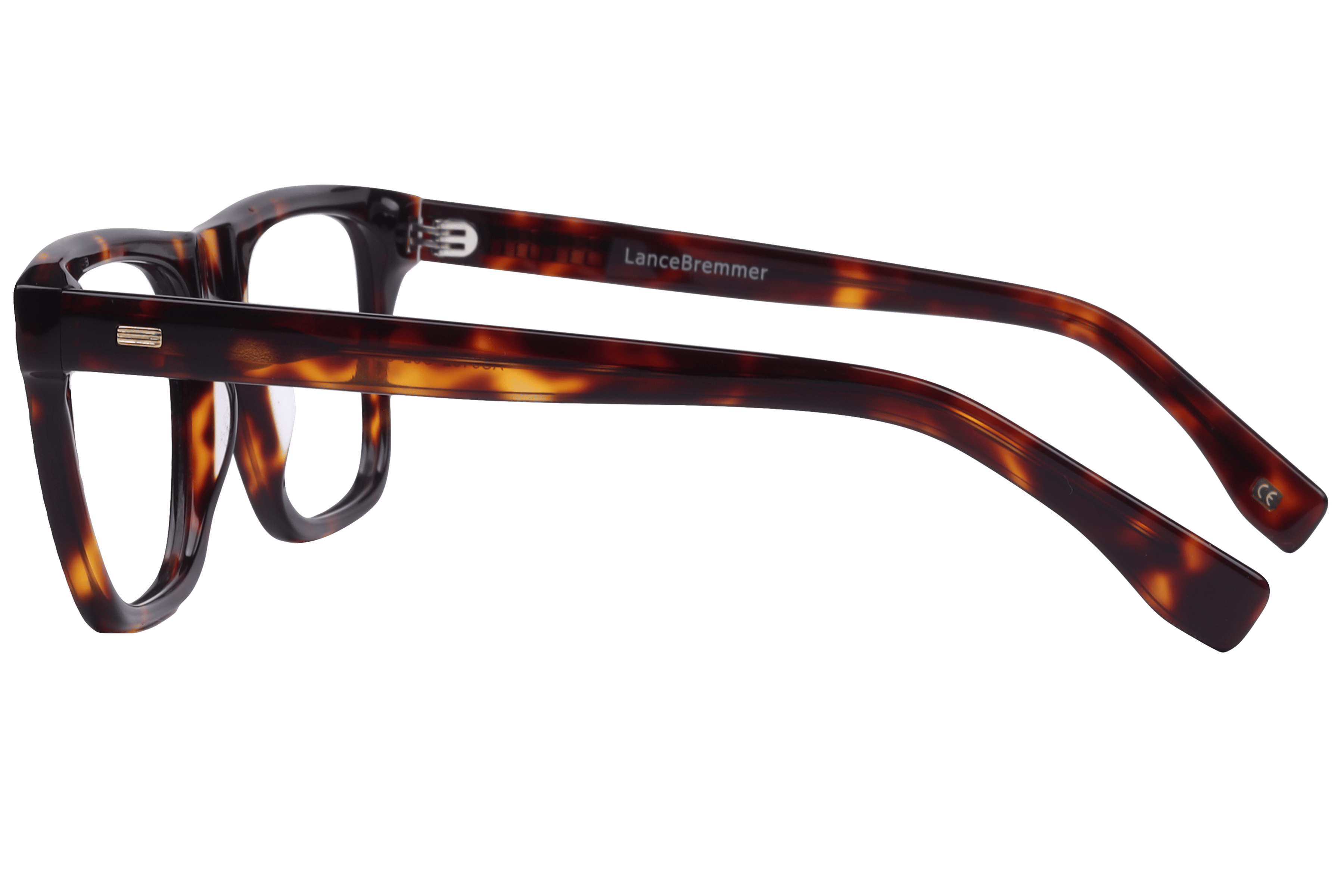 Lancebremmer AS6492 Frame Havana Male Full Shell Frame — Havana frame — view 3