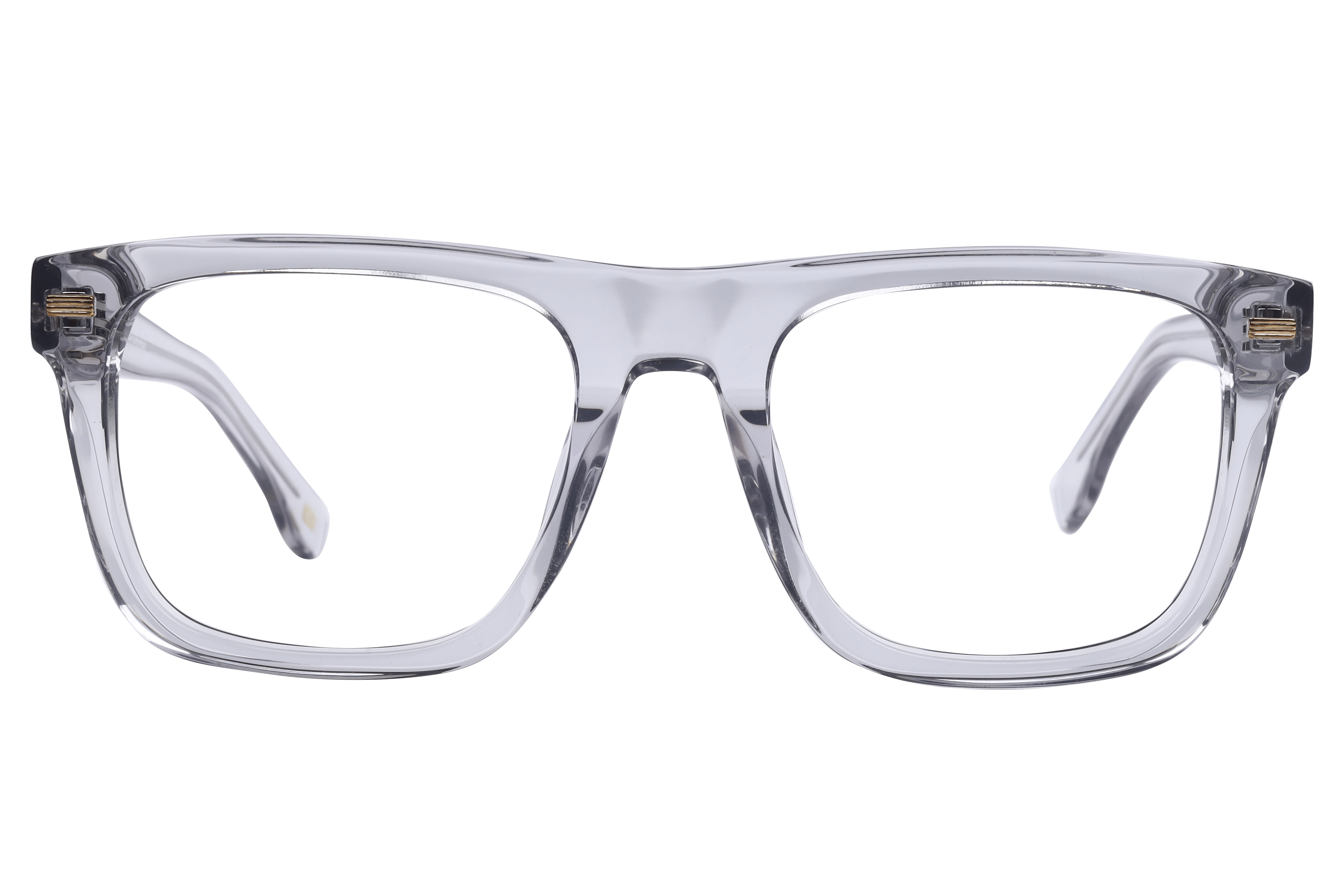 Lancebremmer AS6492 Frame Transparent Grey Male Full Shell Frame — Transparent Grey frame — view 2