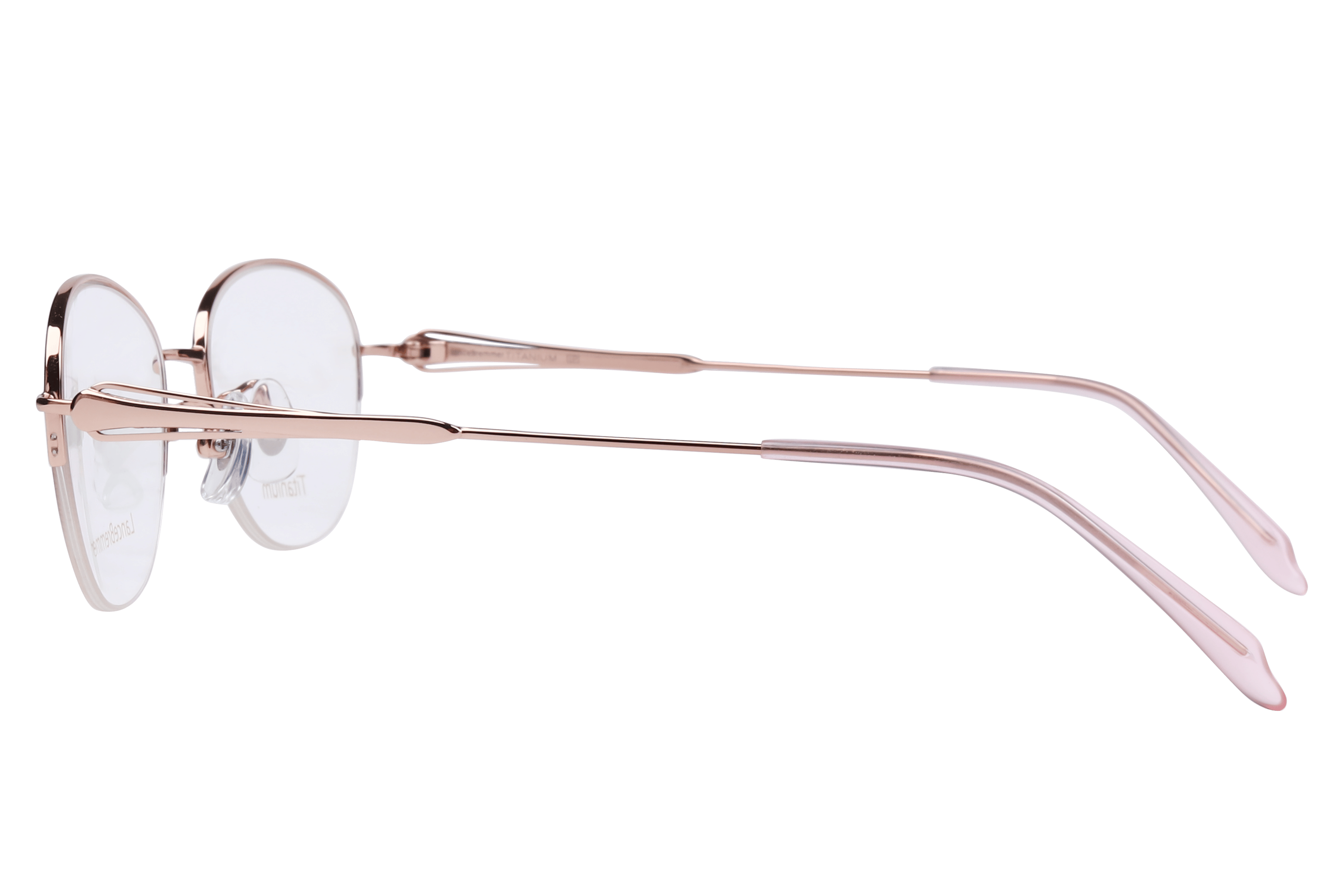Lancebremmer T15210 Frame Gold Female Supra Titanium Frame — Gold frame — view 3