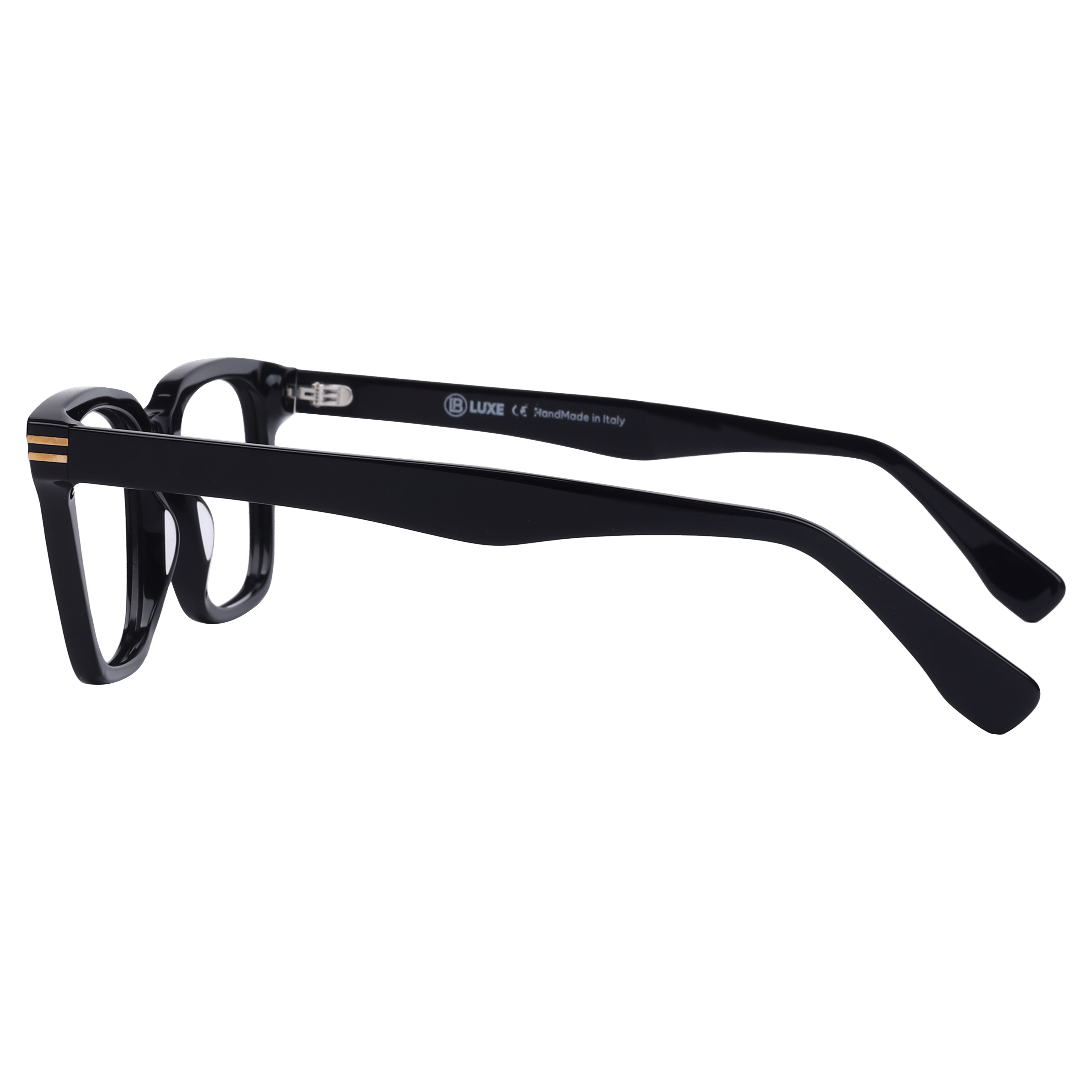 Lb Luxe WV258 Frame Black Male Full Shell Frame — Black frame — view 3