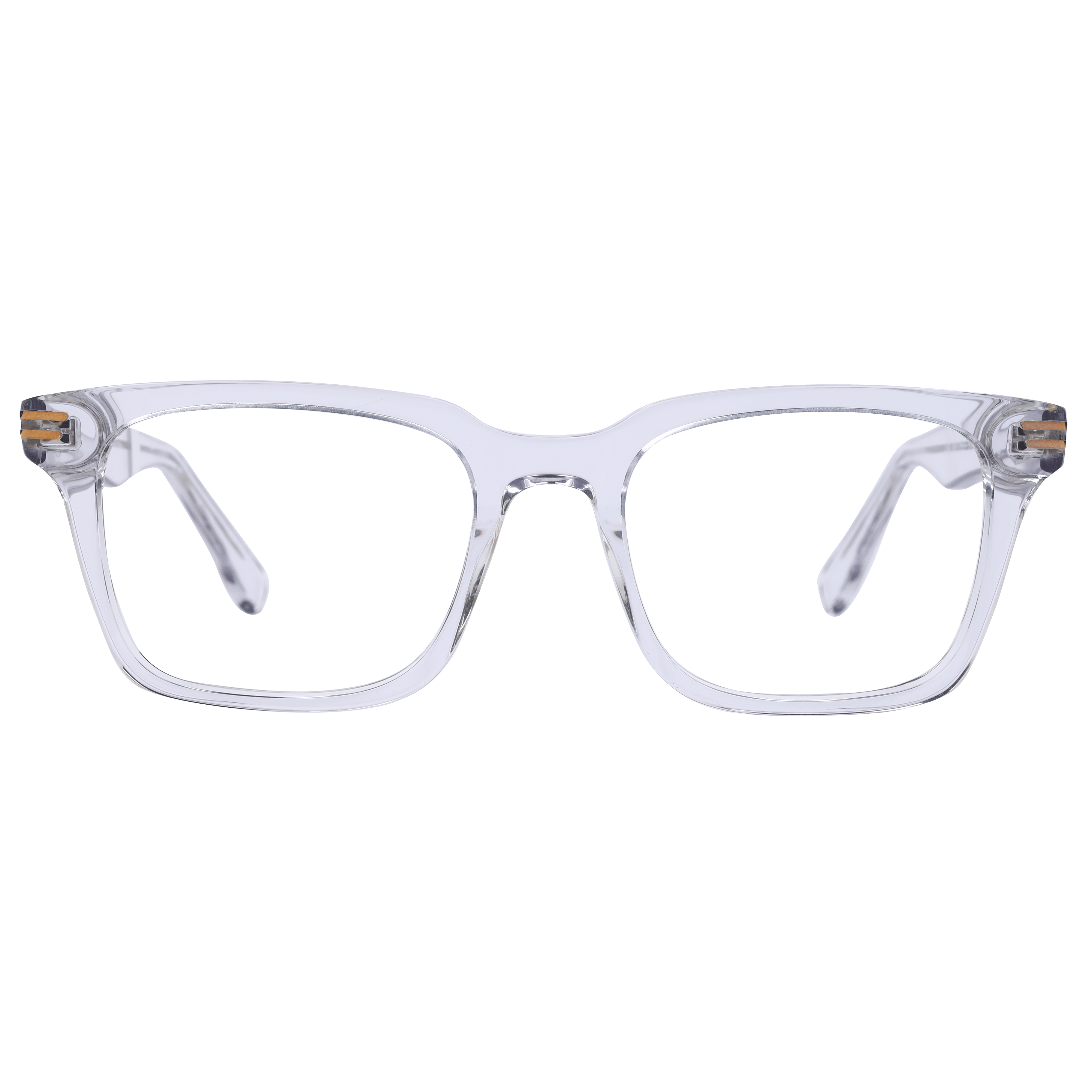Lb Luxe WV258 Frame Transparent Male Full Shell Frame — Transparent frame