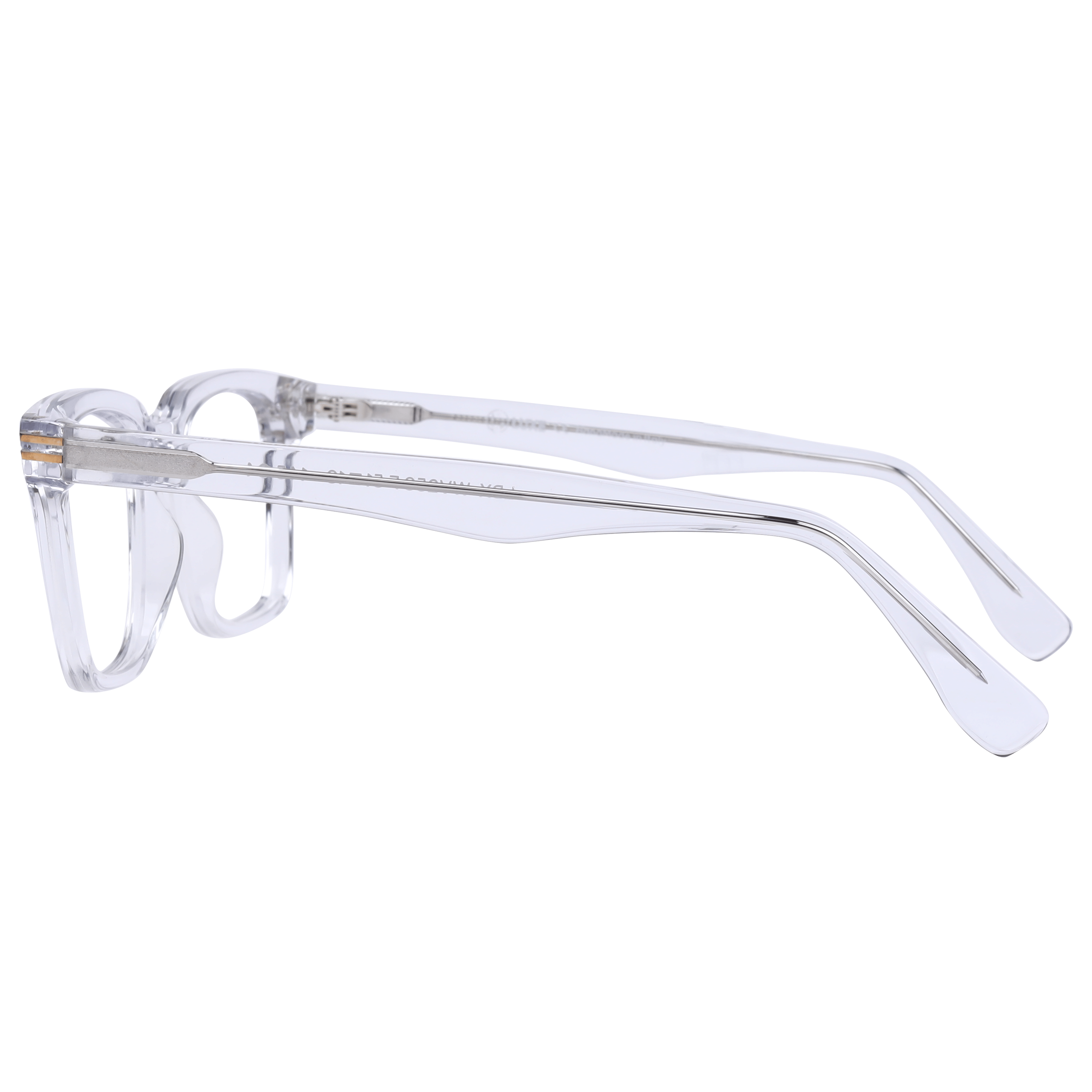 Lb Luxe WV258 Frame Transparent Male Full Shell Frame — Transparent frame — view 3