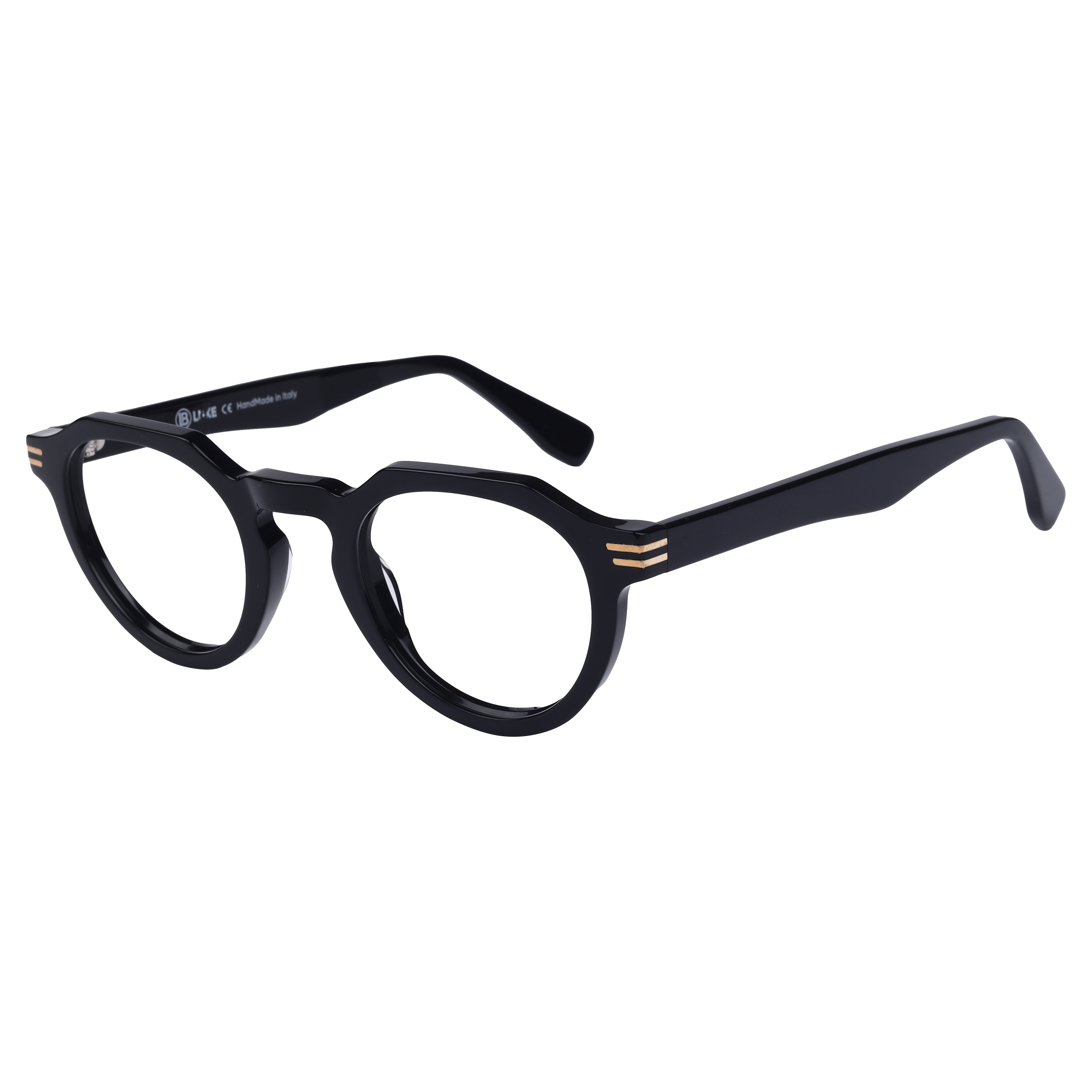 Lb Luxe WV257 Frame Black Unisex Full Shell Frame — Black frame — alternate view
