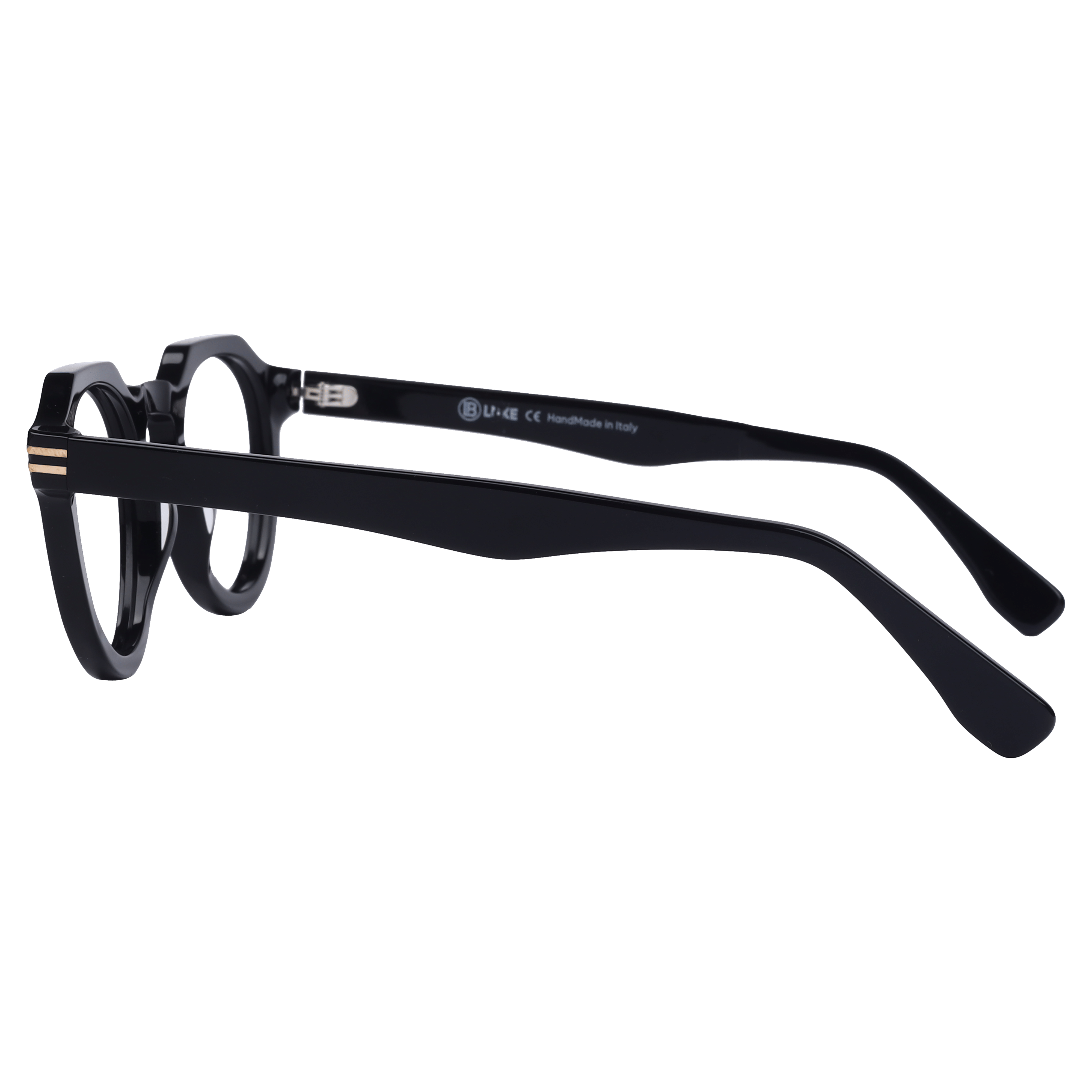 Lb Luxe WV257 Frame Black Unisex Full Shell Frame — Black frame — view 3