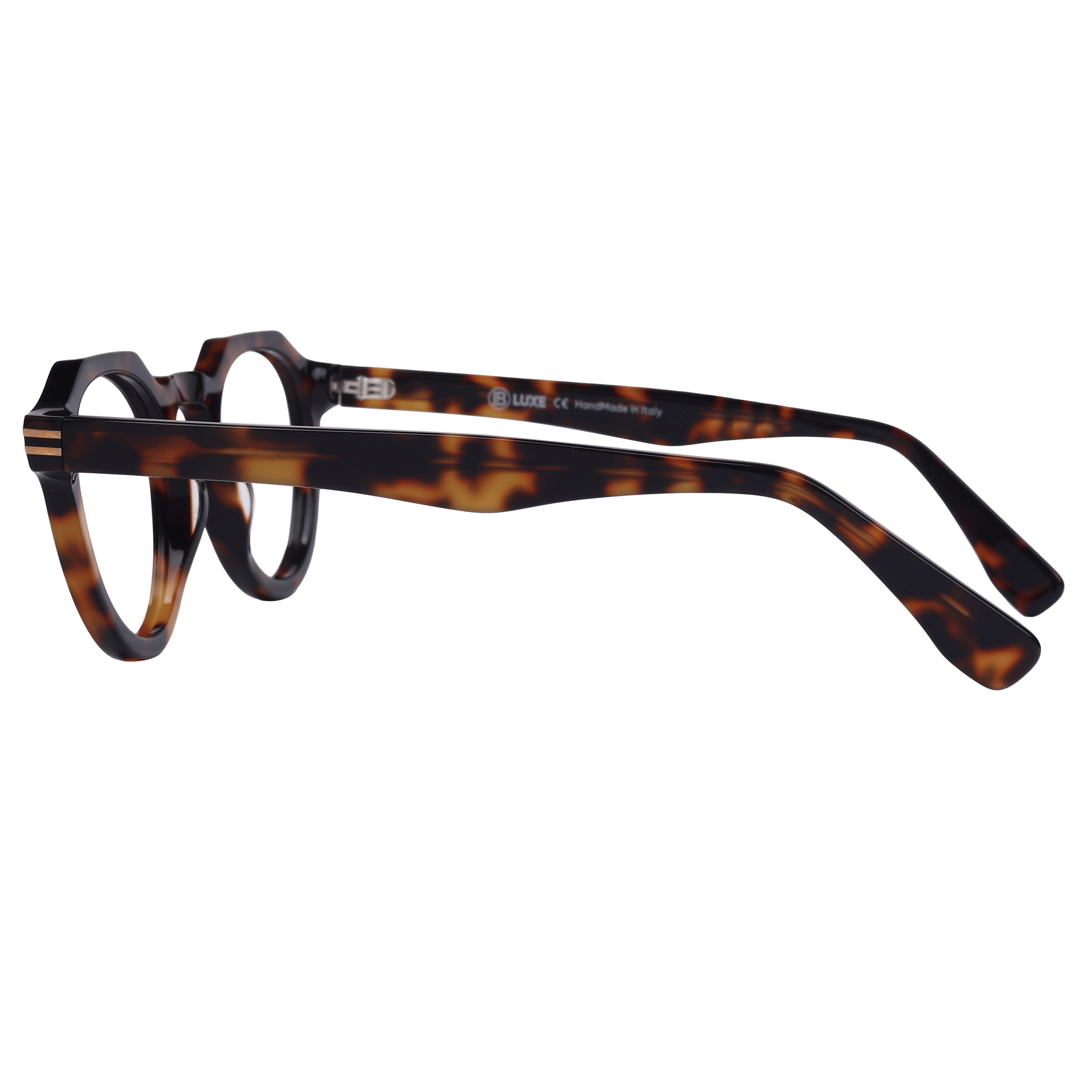 Lb Luxe WV257 Frame Havana Unisex Full Shell Frame — Havana frame — view 3