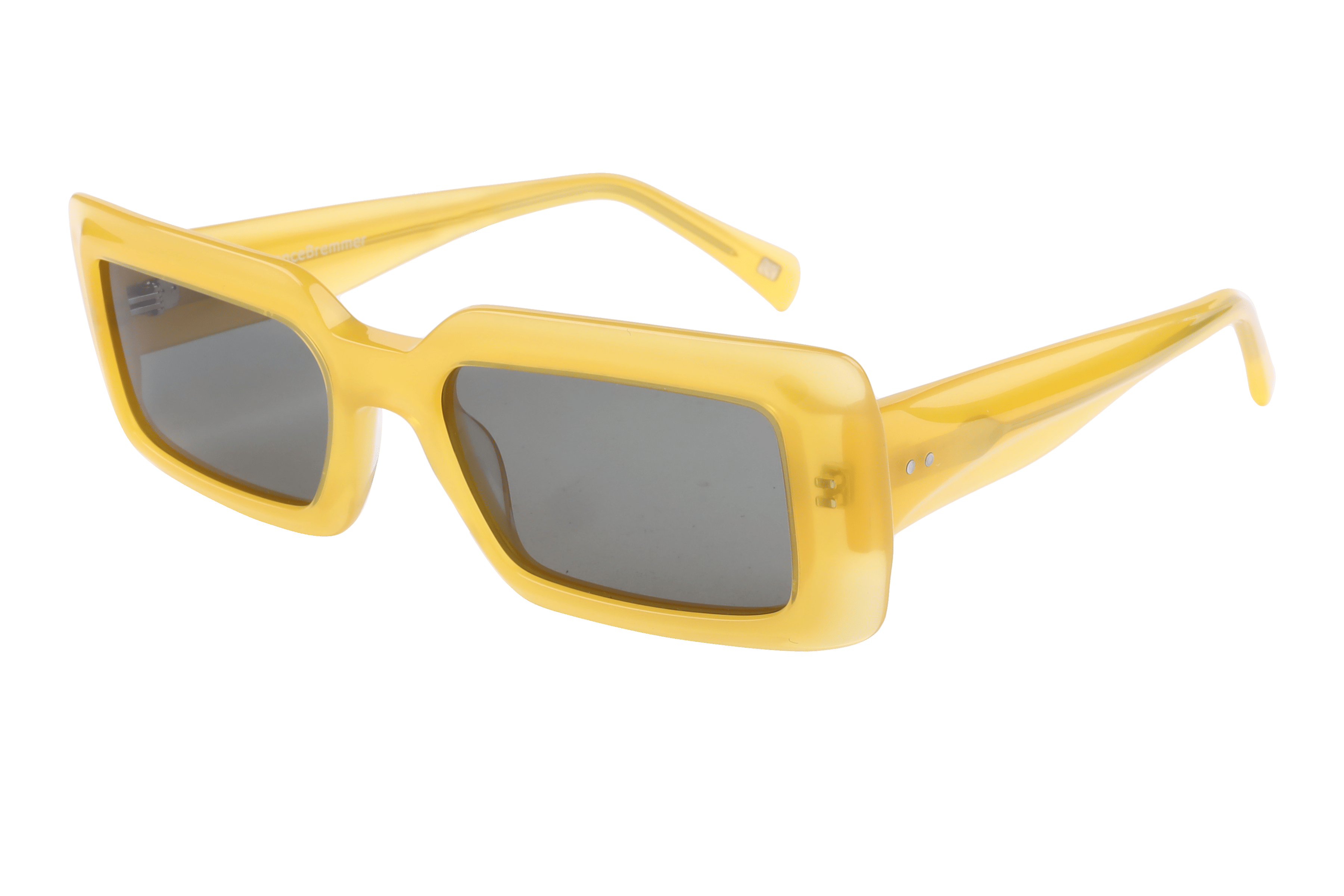 Lancebremmer AT8477 Sunglass Yellow Unisex Full Shell Sunglass — Yellow frame — alternate view