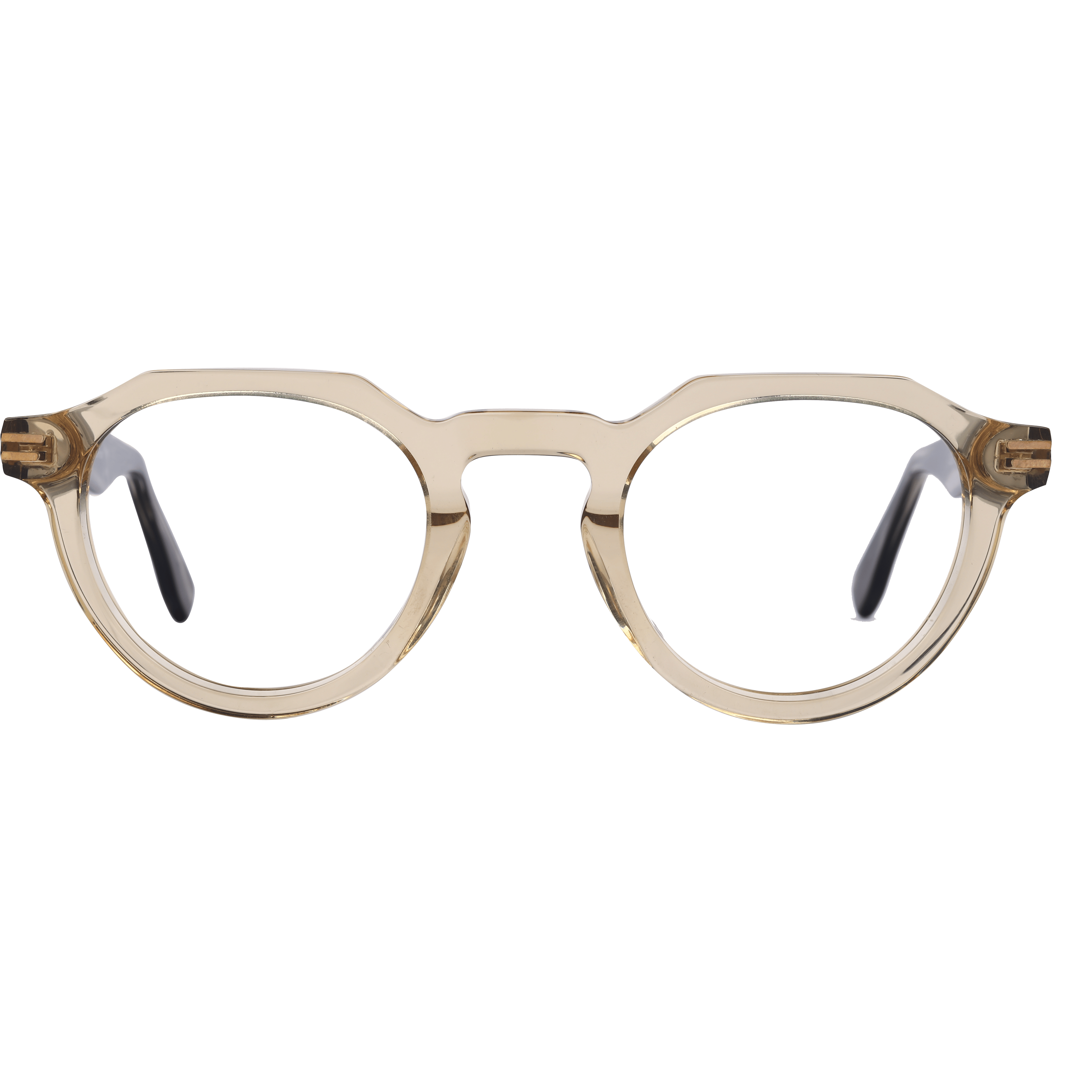 Lb Luxe WV257 Frame Transparent Yellow Unisex Full Shell Frame — Transparent Yellow frame
