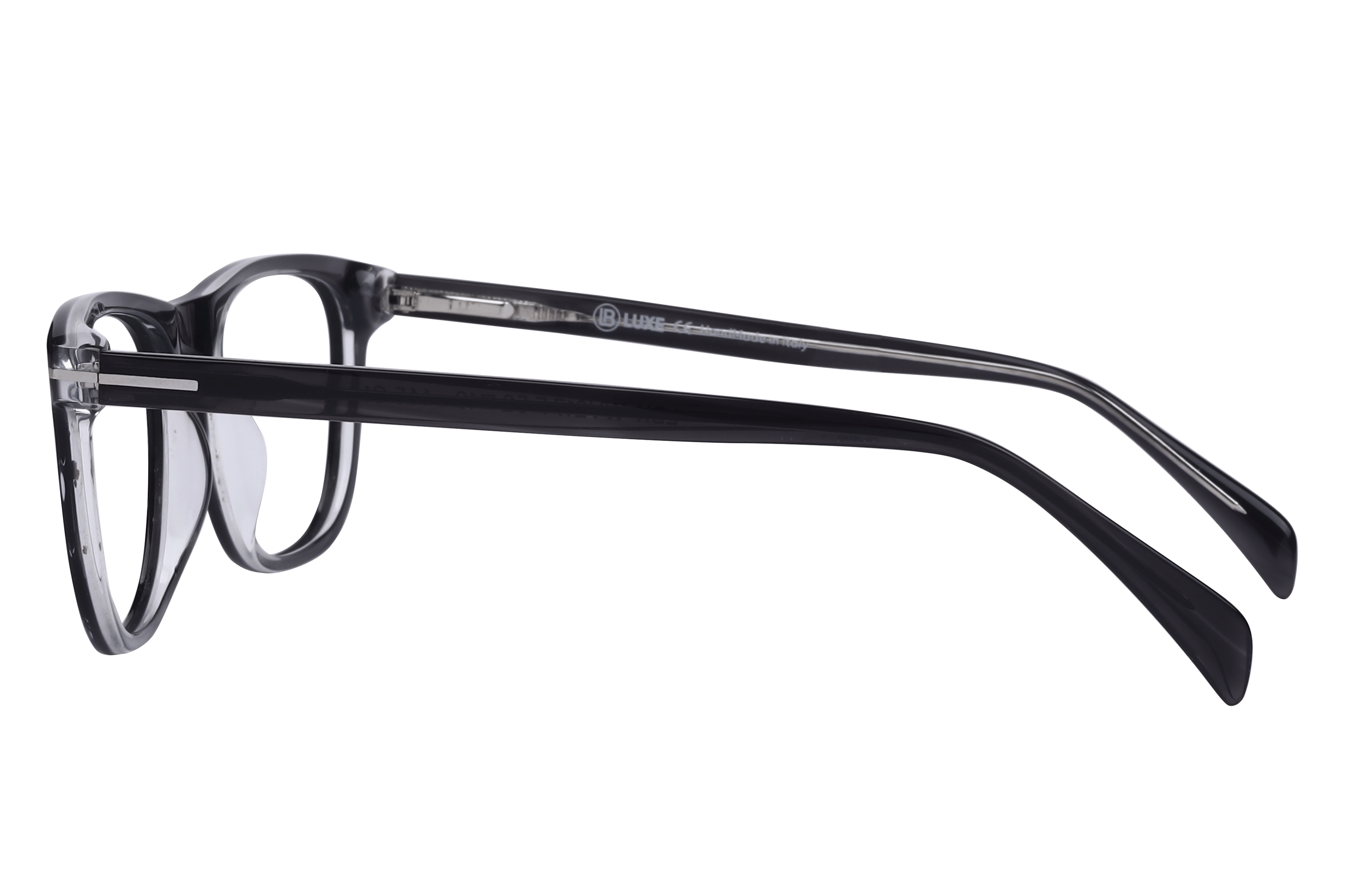 Lb Luxe WV217 Frame Black Male Full Shell Frame — Black frame — view 3