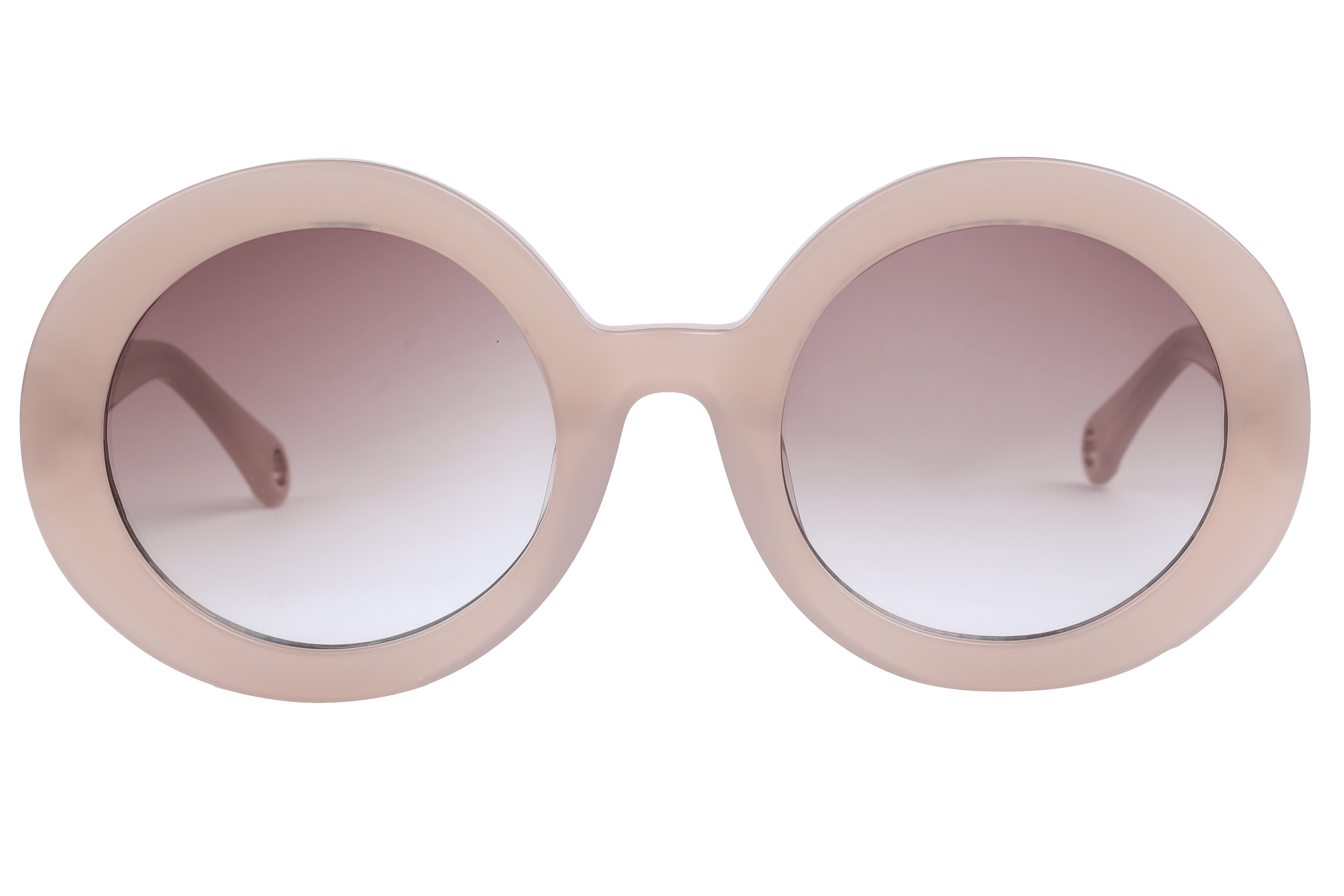 Lancebremmer AT8636 Sunglass Beige Female Full Shell Sunglass — Beige frame — view 2