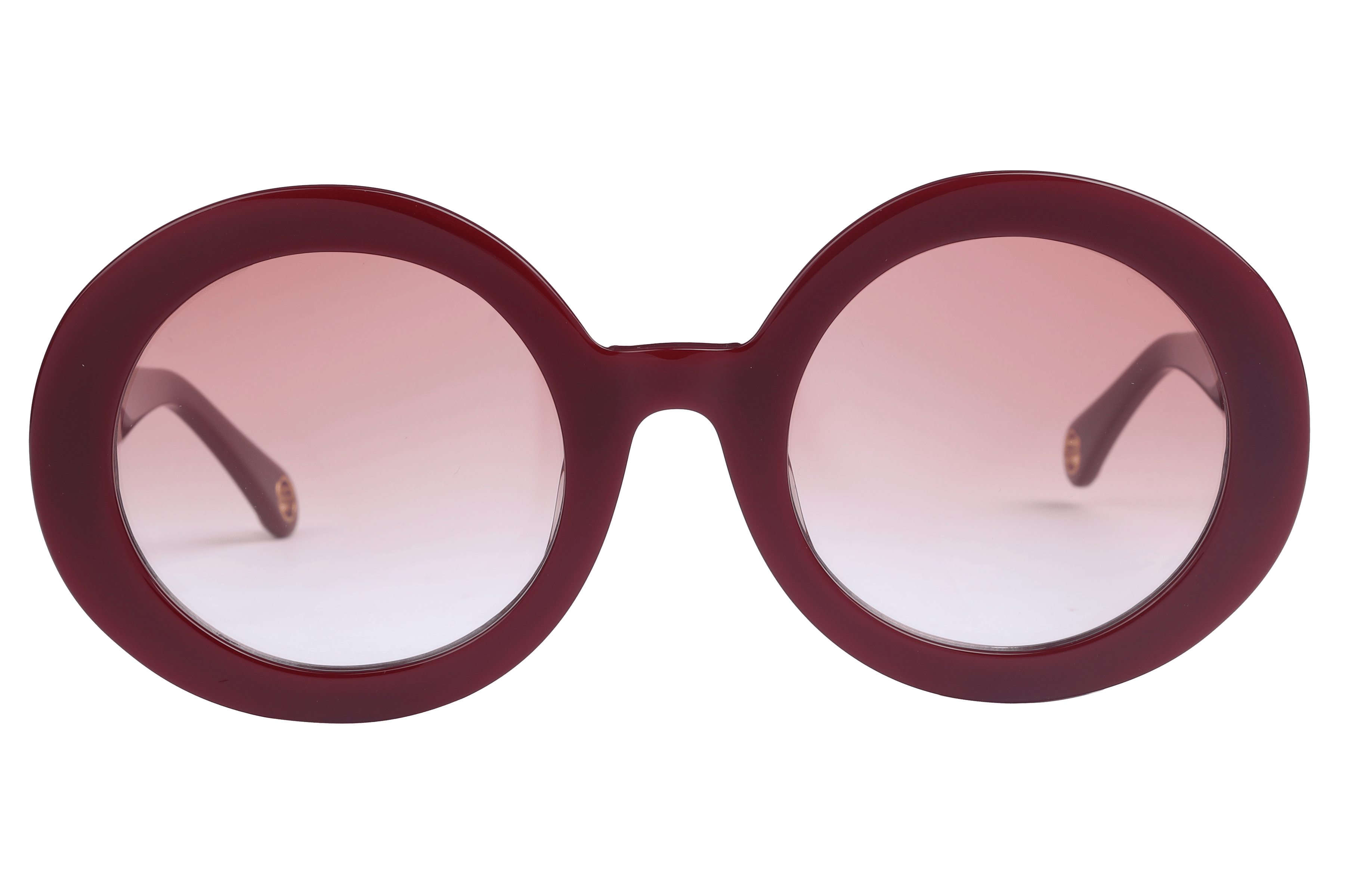 Lancebremmer AT8636 Sunglass Maroon Female Full Shell Sunglass — Maroon frame — view 2