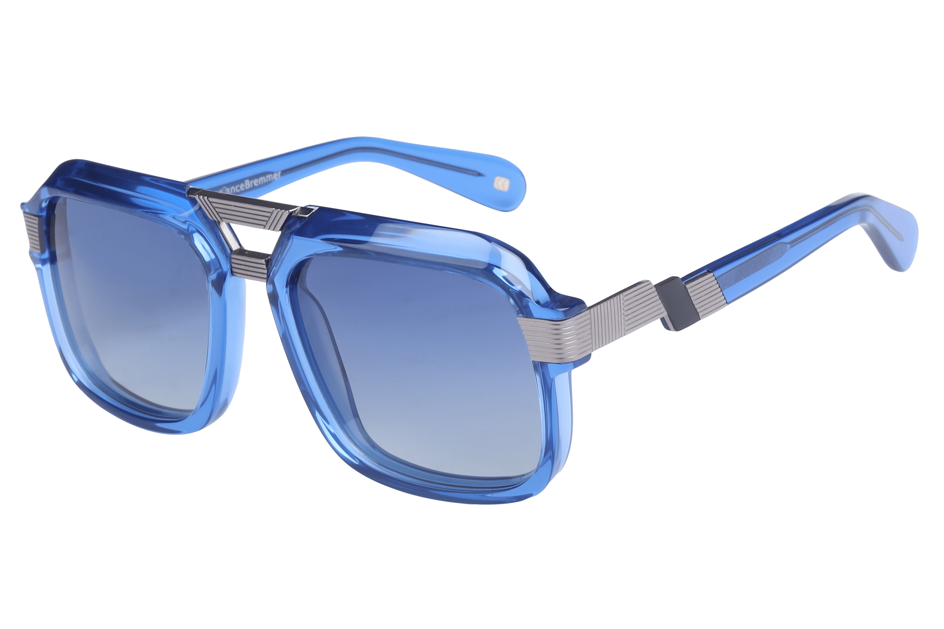 Lancebremmer AT8597 Sunglass Transparent Blue Male Full Shel — Transparent Blue frame