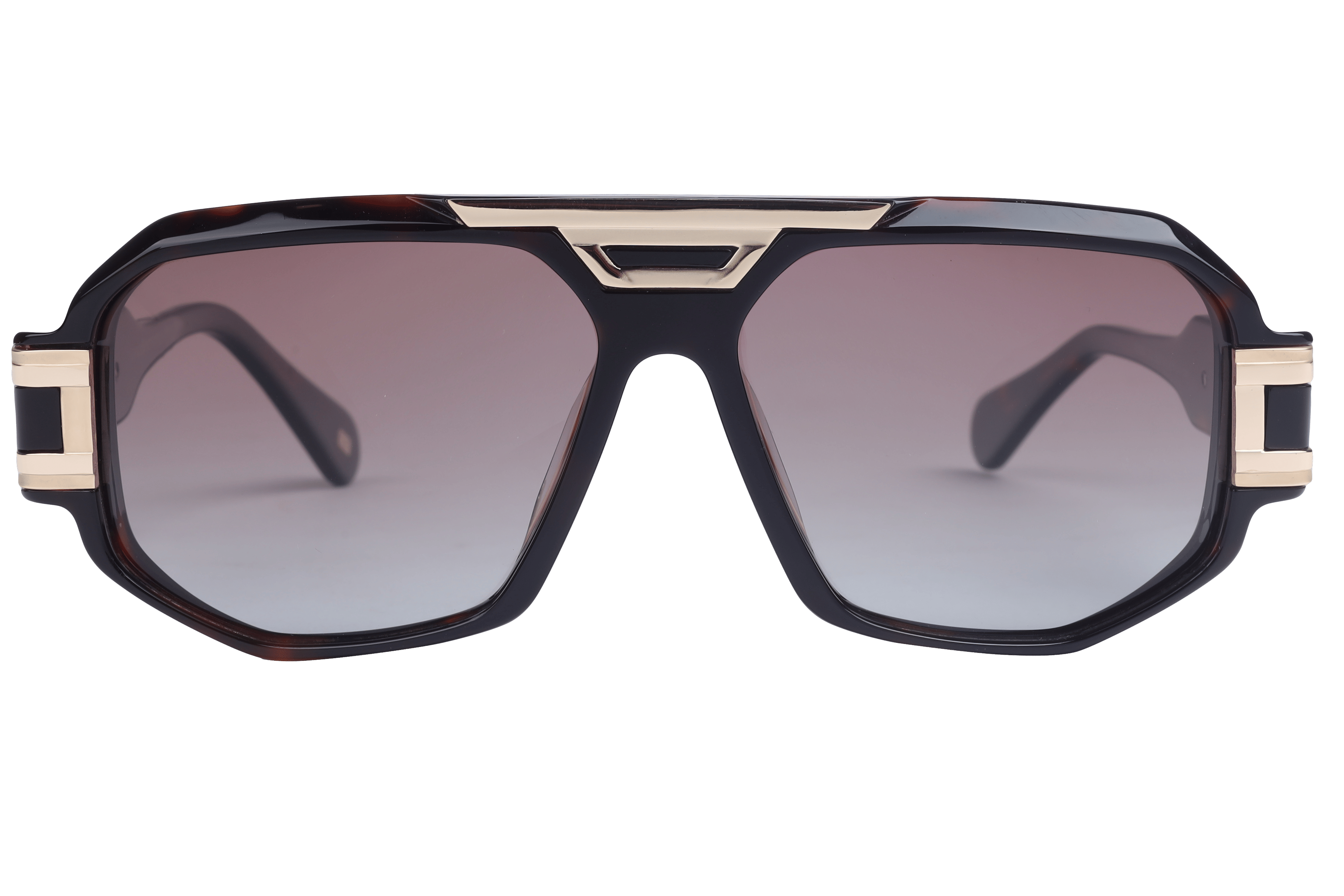 Lancebremmer AT8596 Sunglass Havana Male Full Shell with Met Sunglass — Havana frame — view 2
