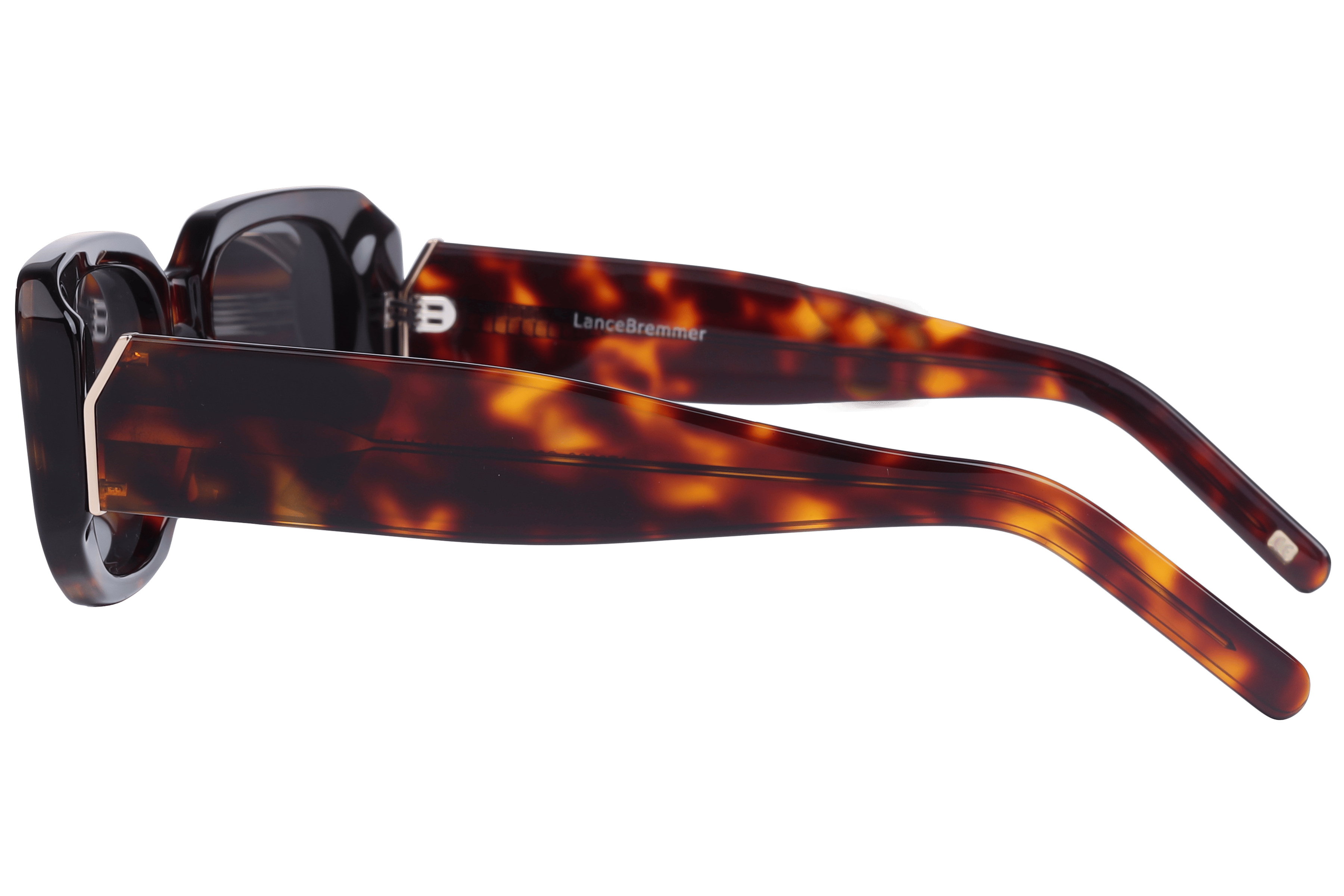 Lancebremmer AT8686 Sunglass Havana Unisex Full Shell Sunglass — Havana frame — view 3