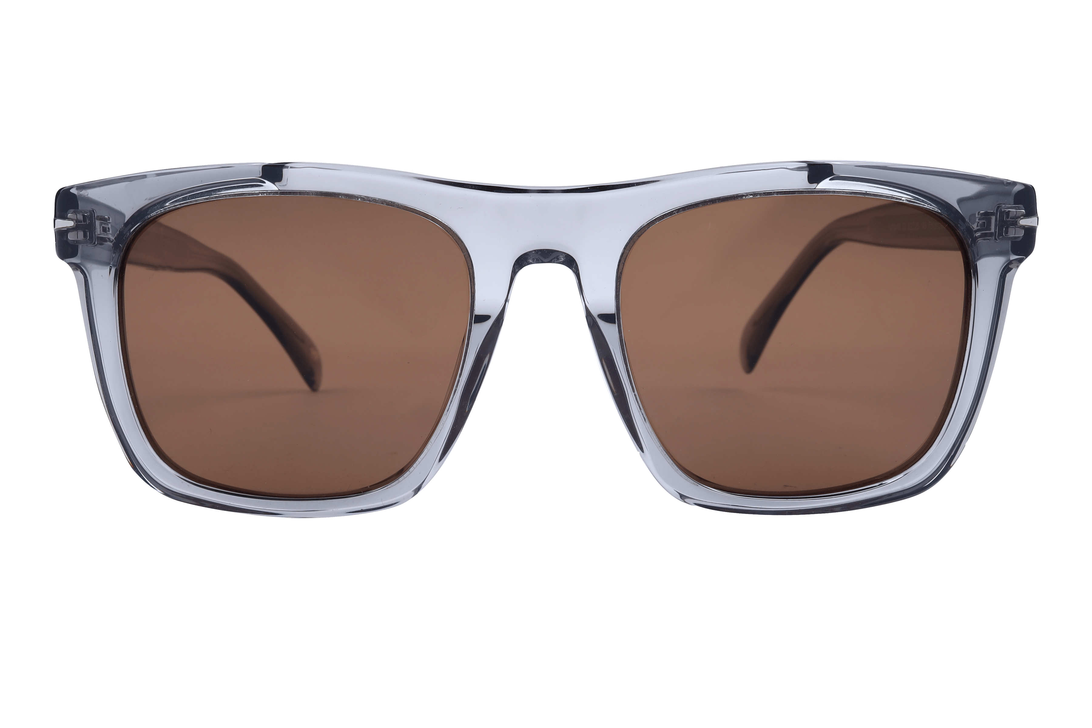 Lancebremmer AT8470 Sunglass Transparent Grey Male Full Shel Sunglass — Transparent Grey frame — view 2